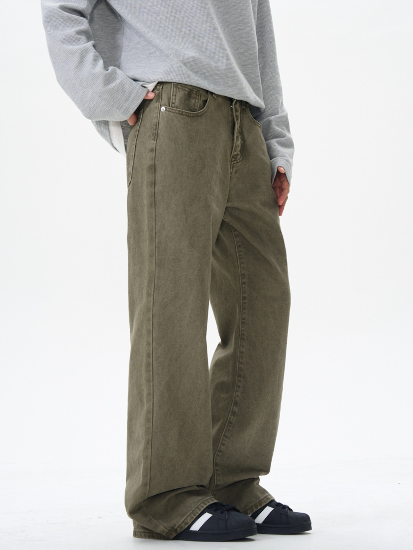Men's Wide Leg Jeans