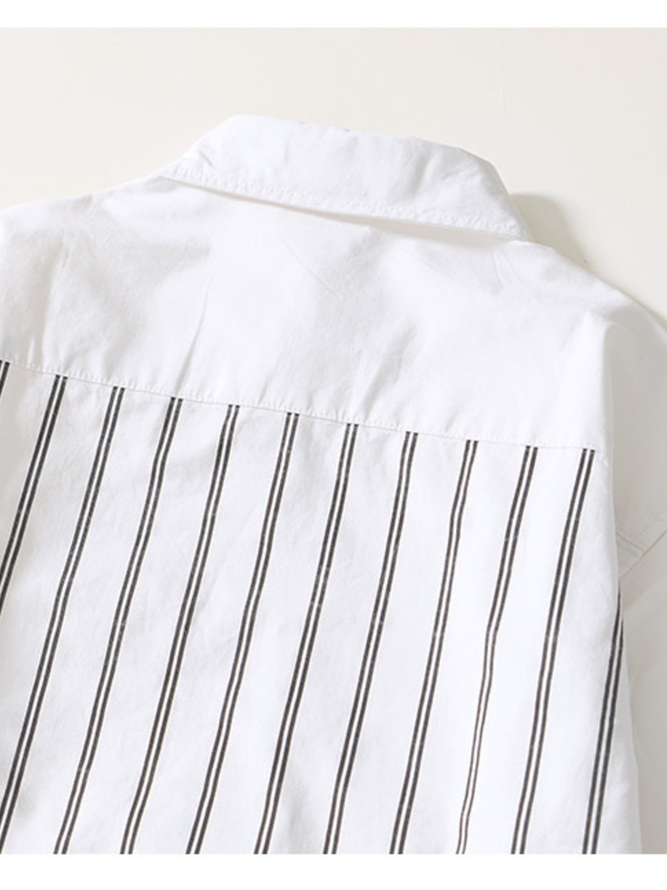 Men's Plus Size Striped Button Up Long Sleeve Shirt