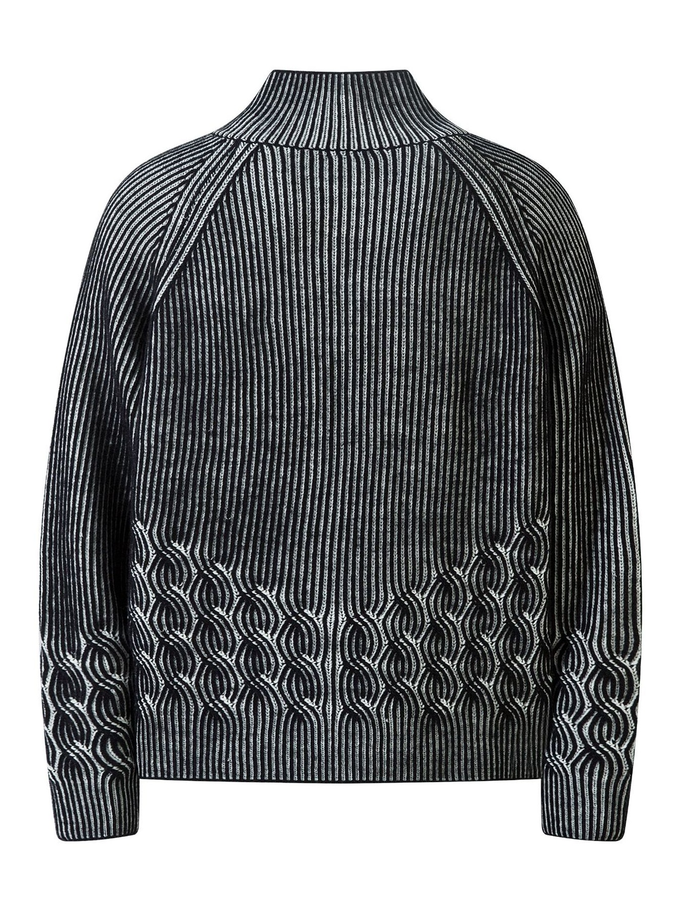 Men's Cable-Knit Zip-Up Cardigan