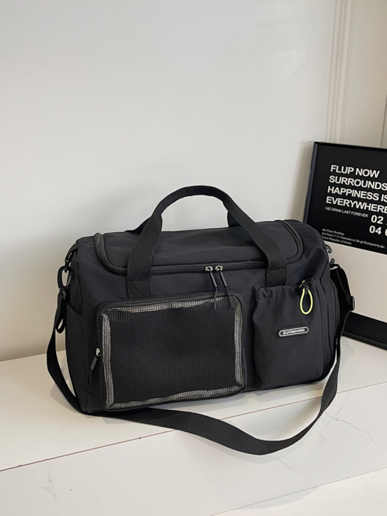 Drawstring Multi Pockets Travel Bag 2