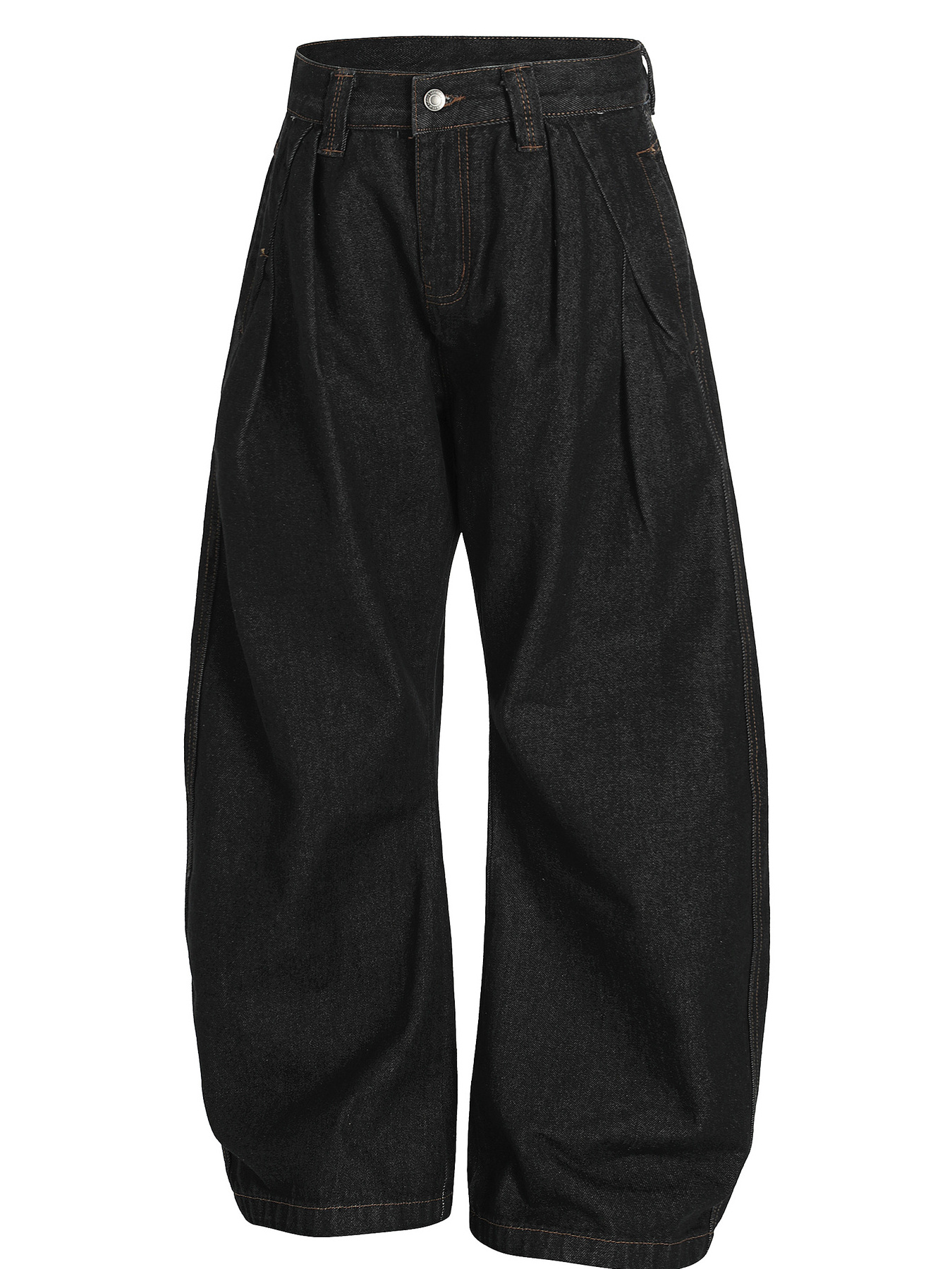 Men's Wide-Leg Baggy Denim Jeans