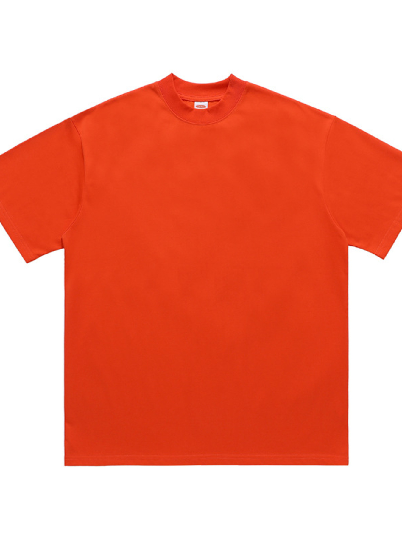 Men's Oversized Solid Color Crew Neck T-Shirt