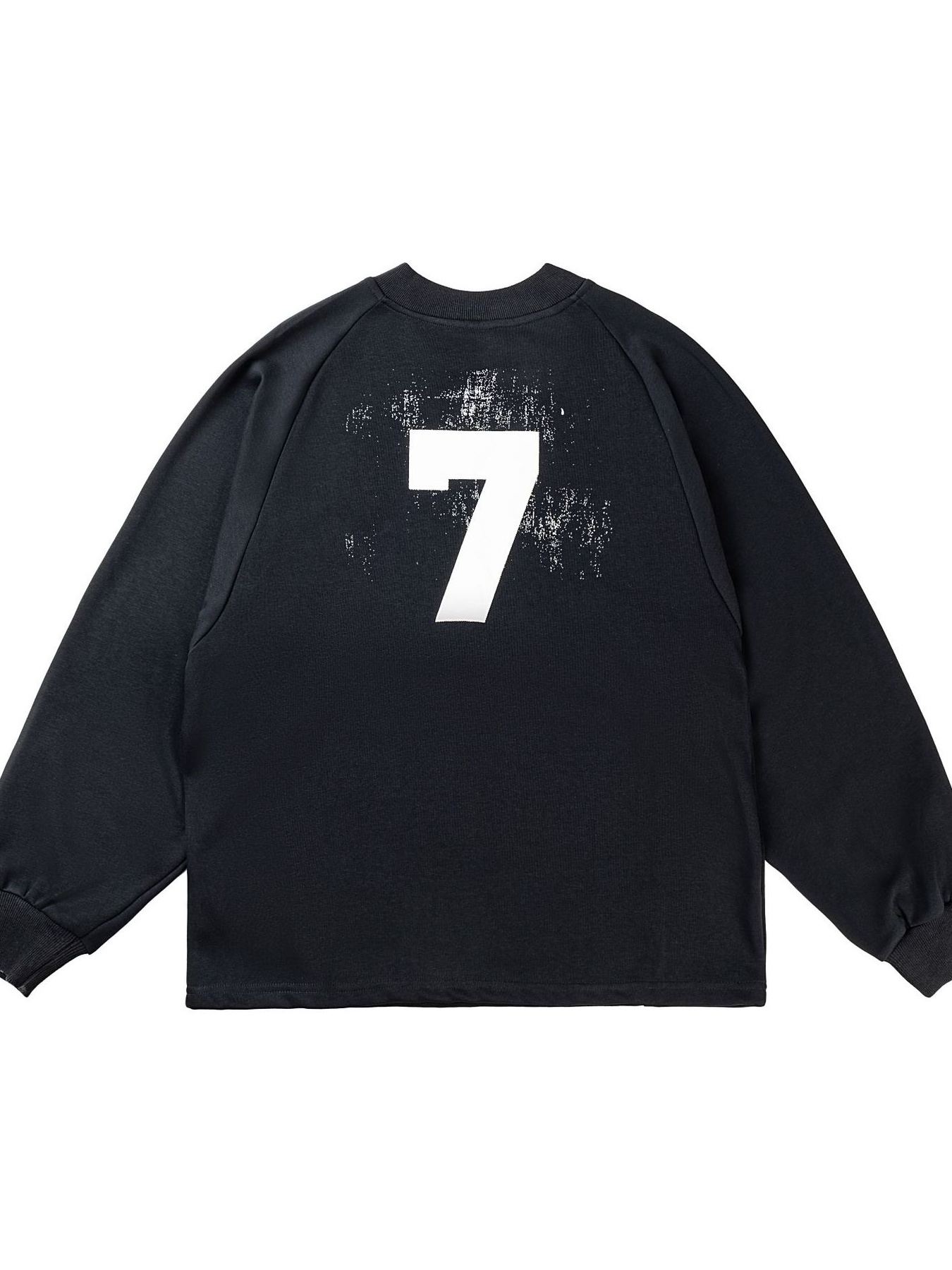 Men's Number 7 Athletic Long Sleeve Sweatshirt