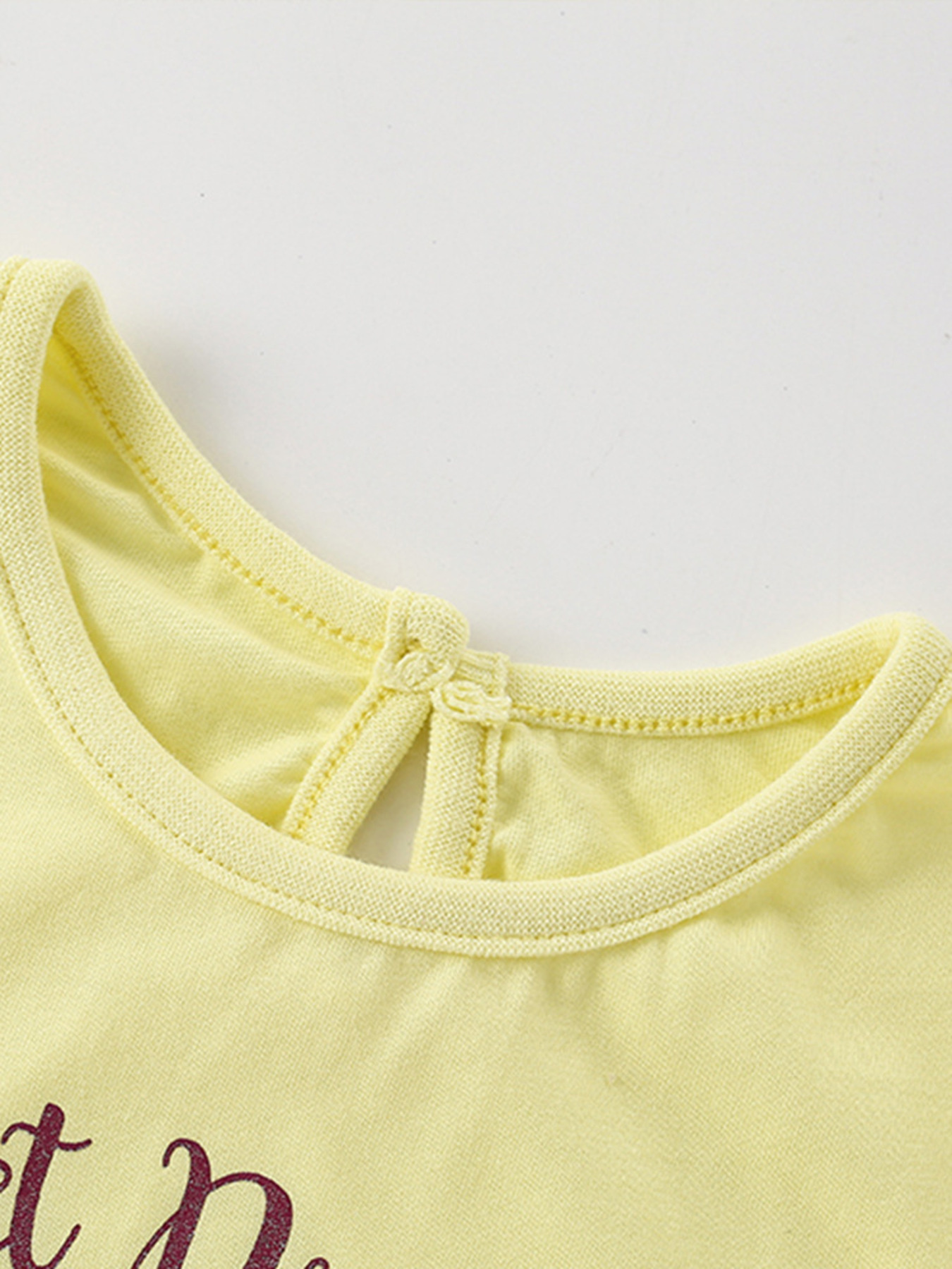 Children's Unicorn Graphic Ruffle Short Sleeve T-Shirt