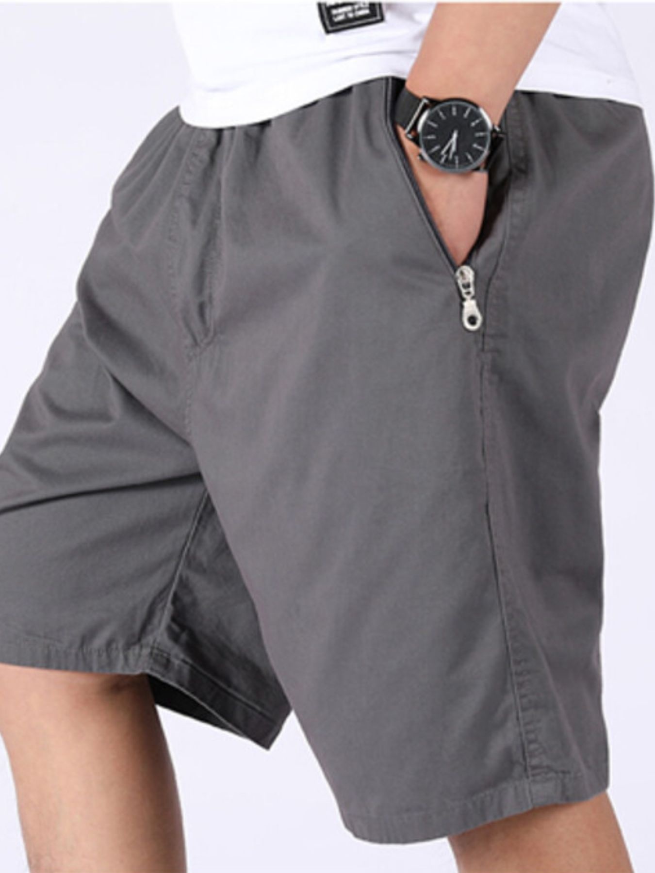 Men's Plus Size Loose Fit Cargo Shorts