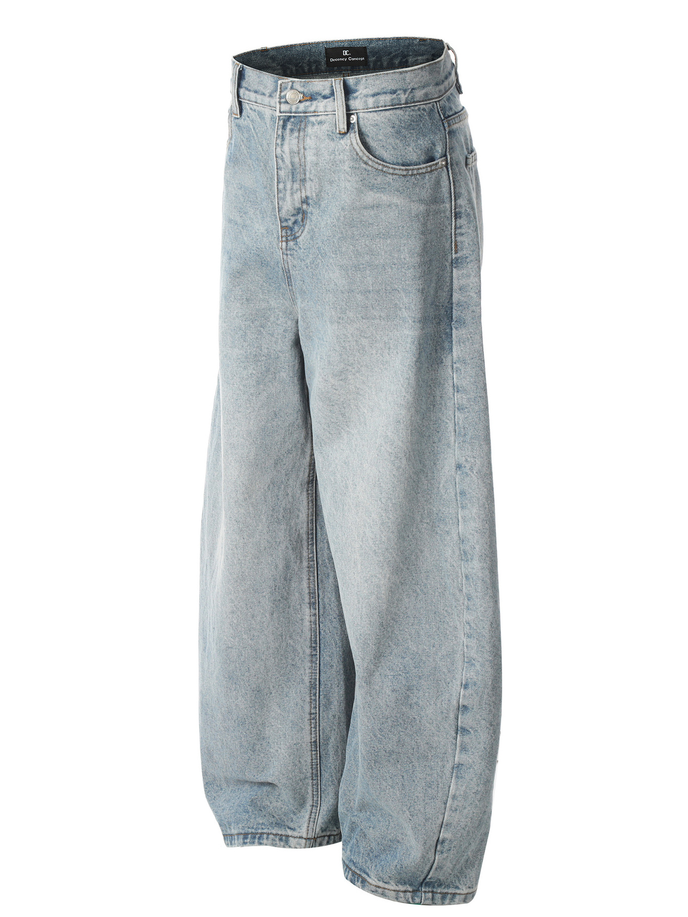 Men's Washed Relaxed Fit Baggy Jeans