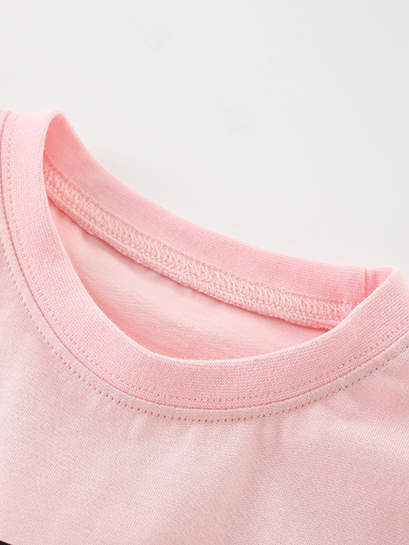 Children's Cat Graphic Short Sleeve T-Shirt