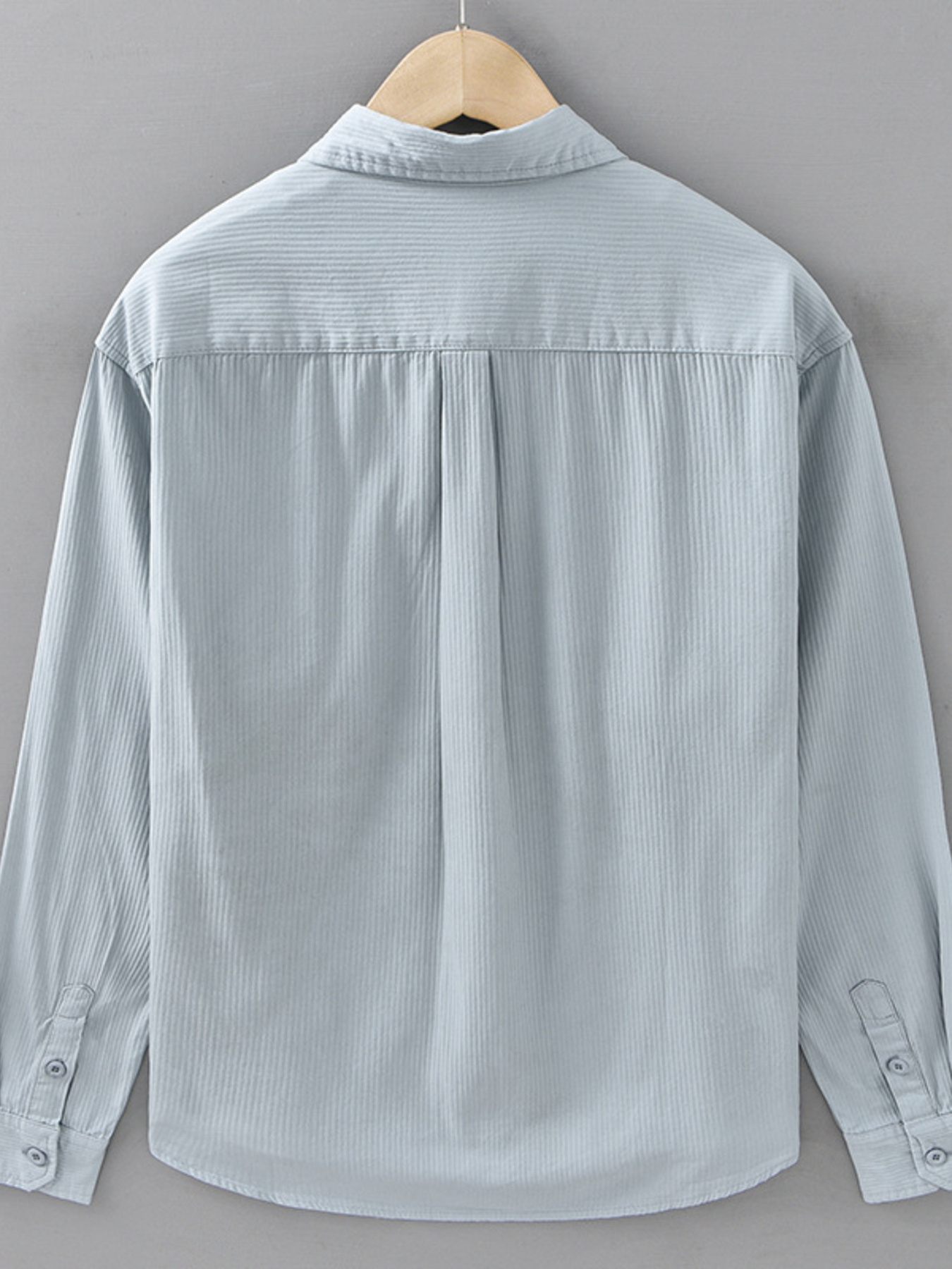 Men's Plus Size Button Up Long Sleeve Shirt