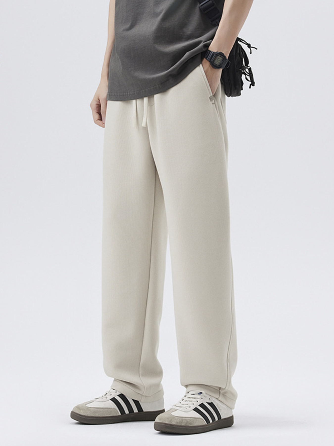 Men's Casual Loose-Fit Drawstring Pants