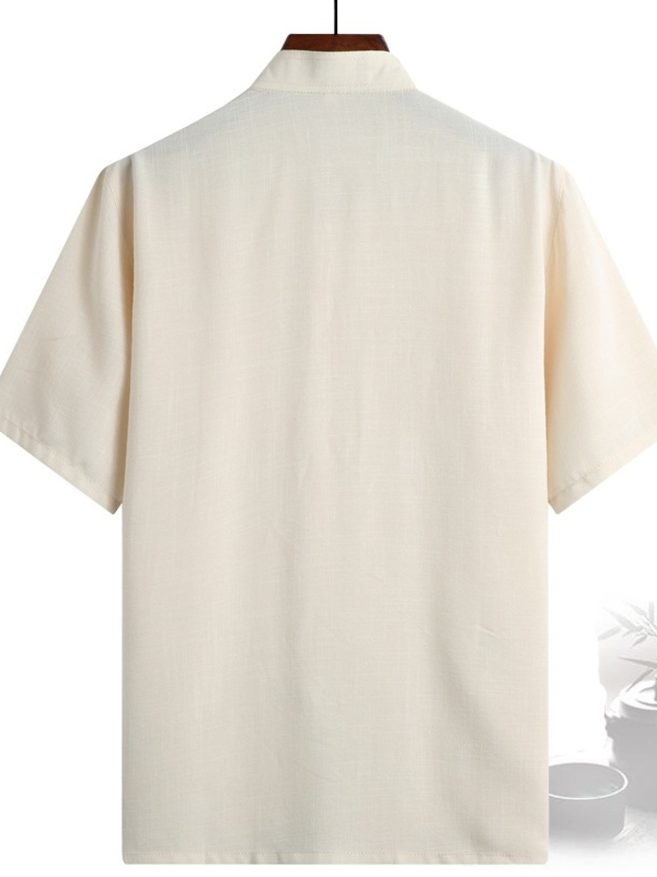 Men's Full Size Button Up Short Sleeve Shirt Plus Size