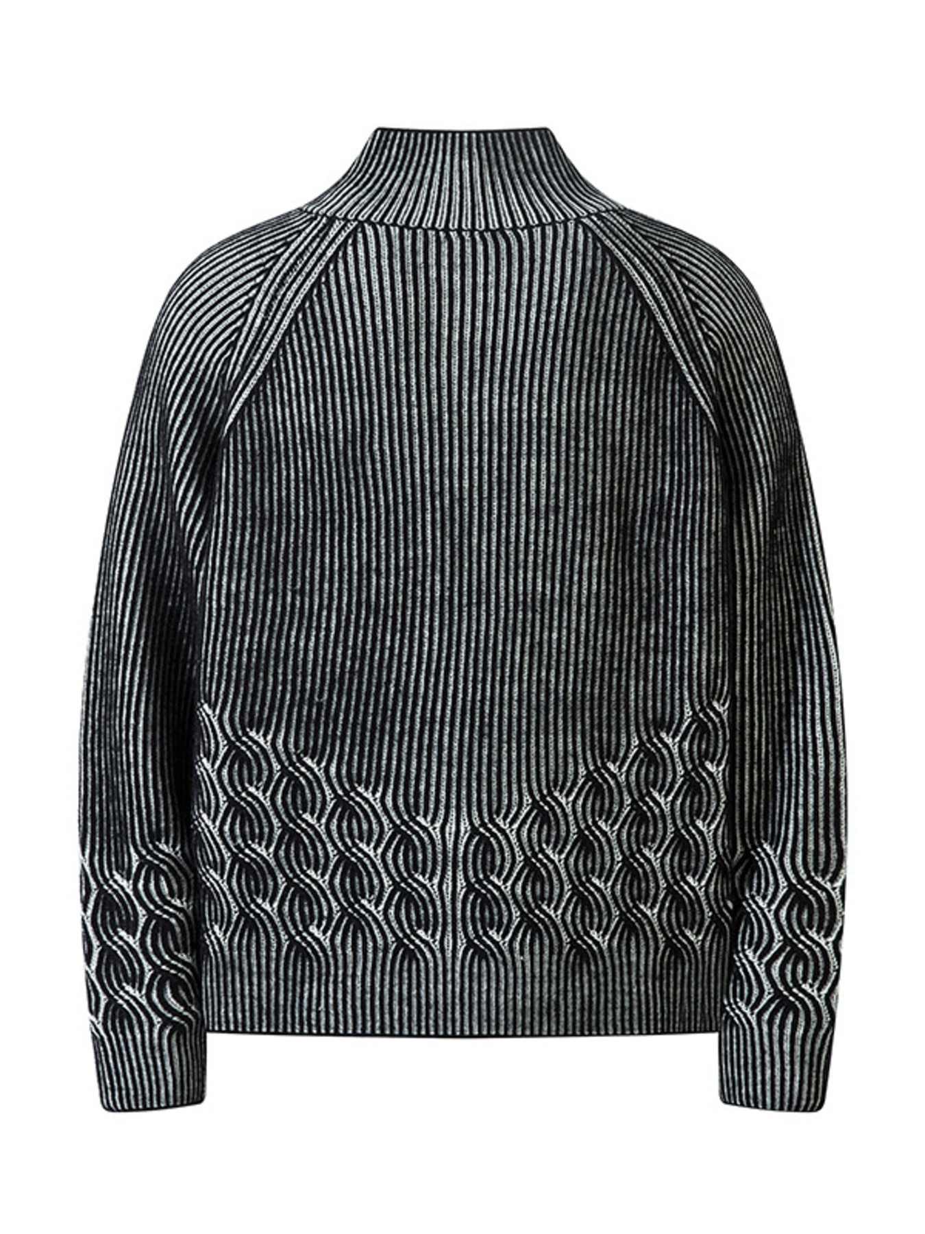 Men's Zip-Up Ribbed Cardigan