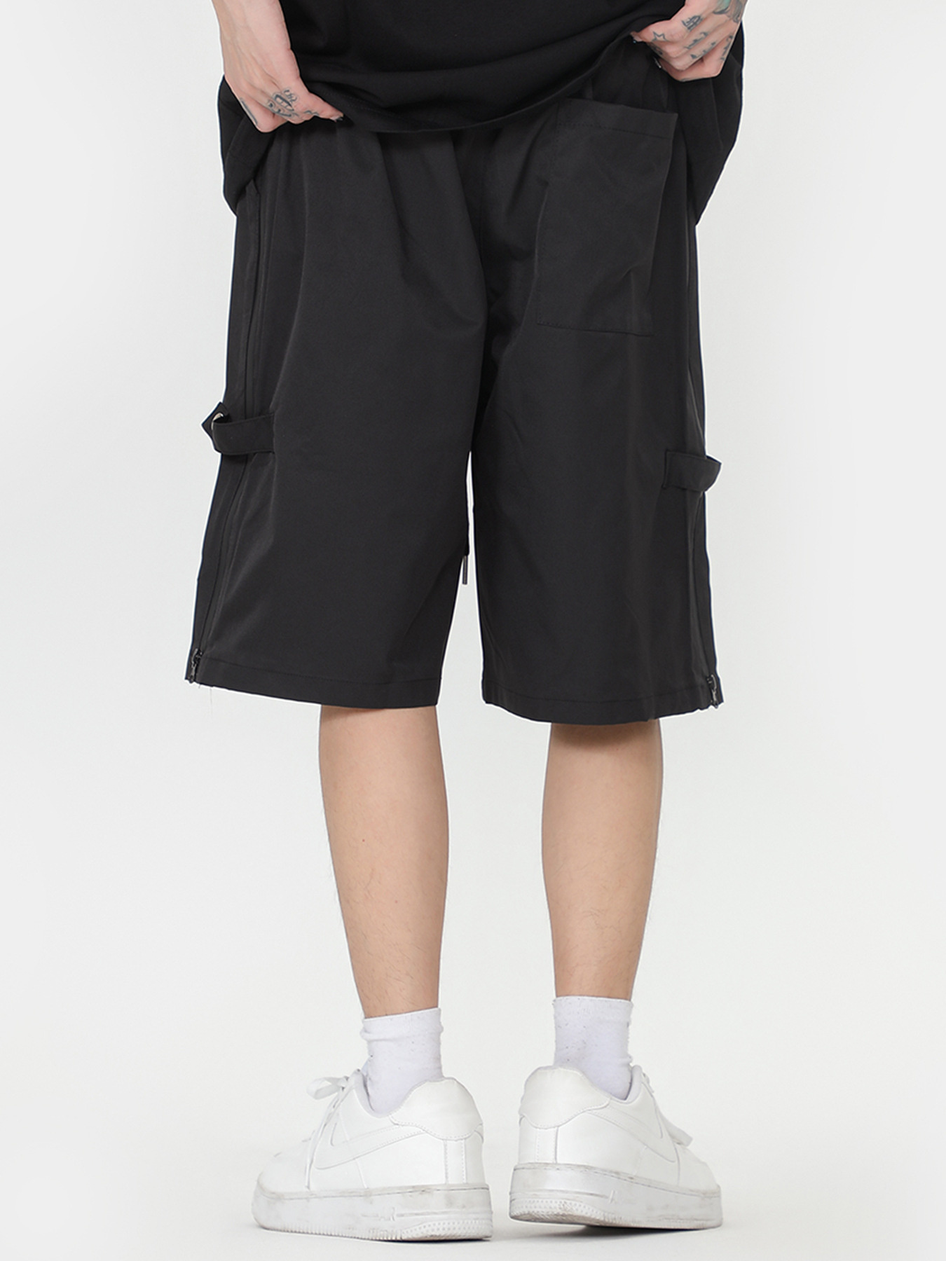 Men's Drawstring Cargo Shorts