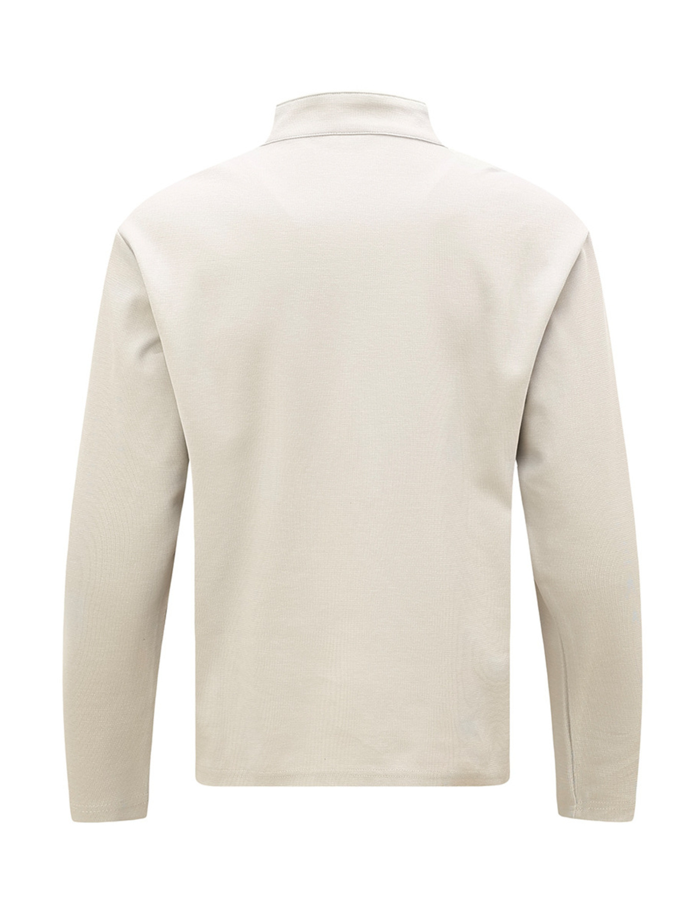 Henley Long Sleeve T-Shirt with Button Detail