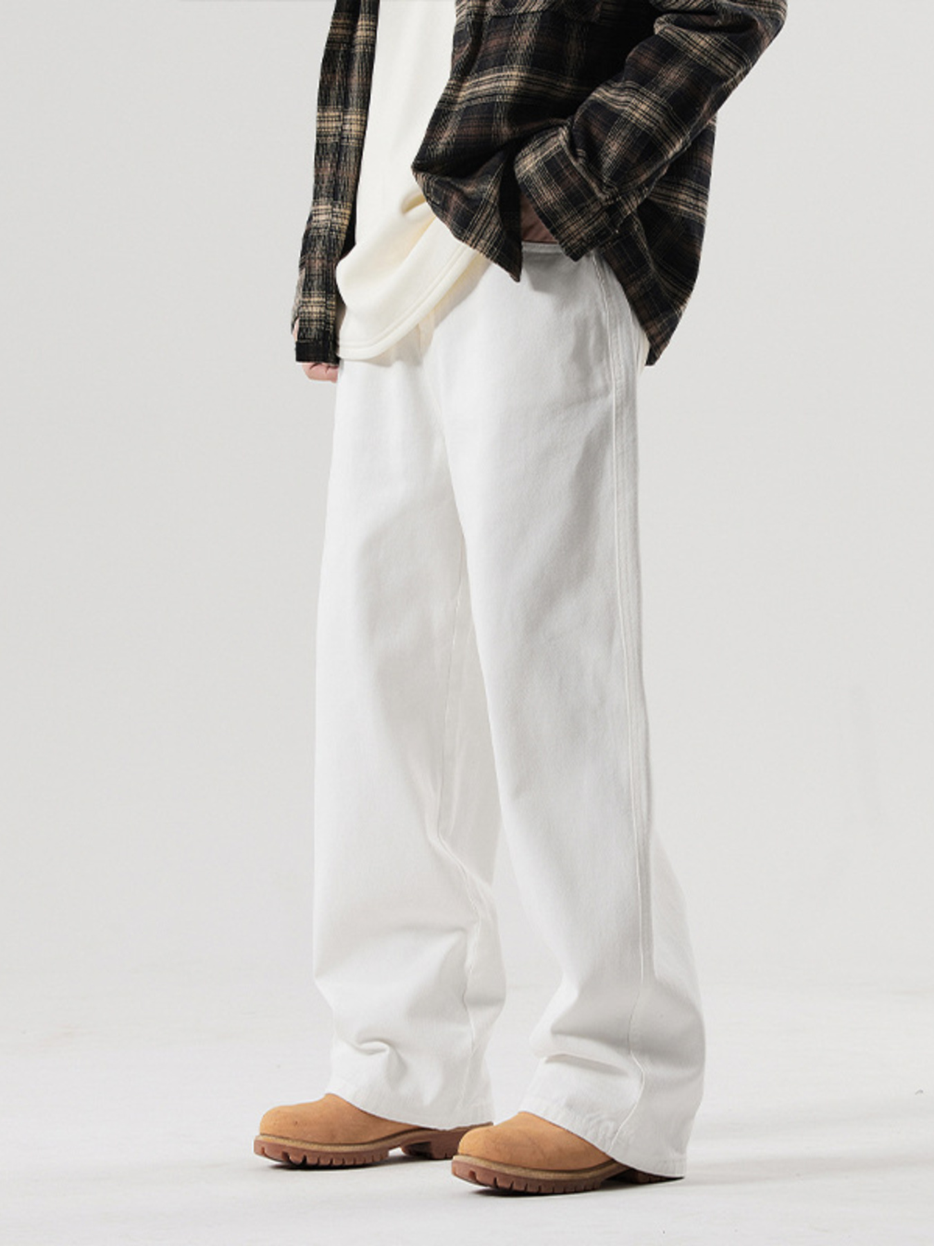 Men's Full Size Wide Leg Jeans Plus Size