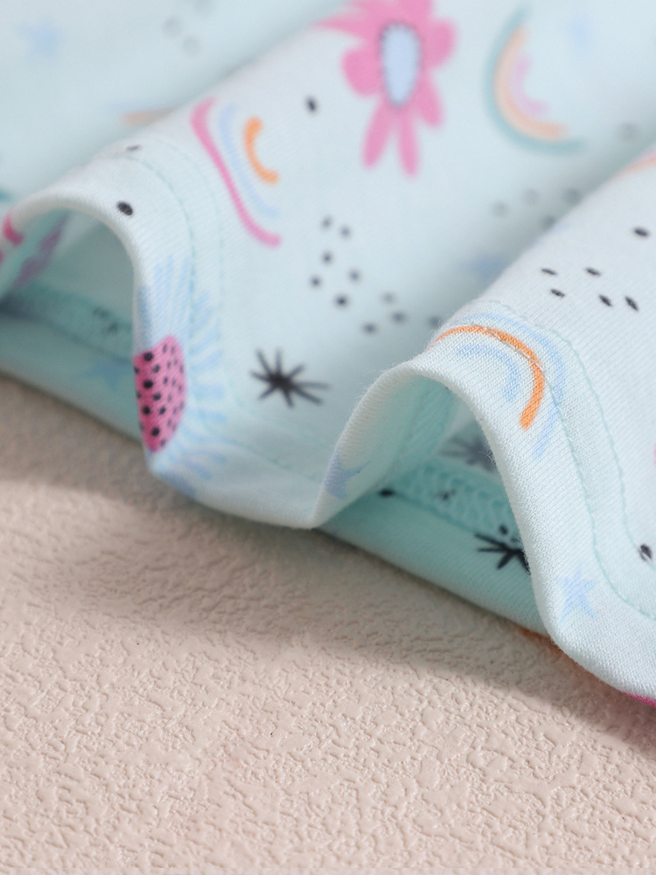 Children's Floral Print Spaghetti Strap A-Line Dress 4