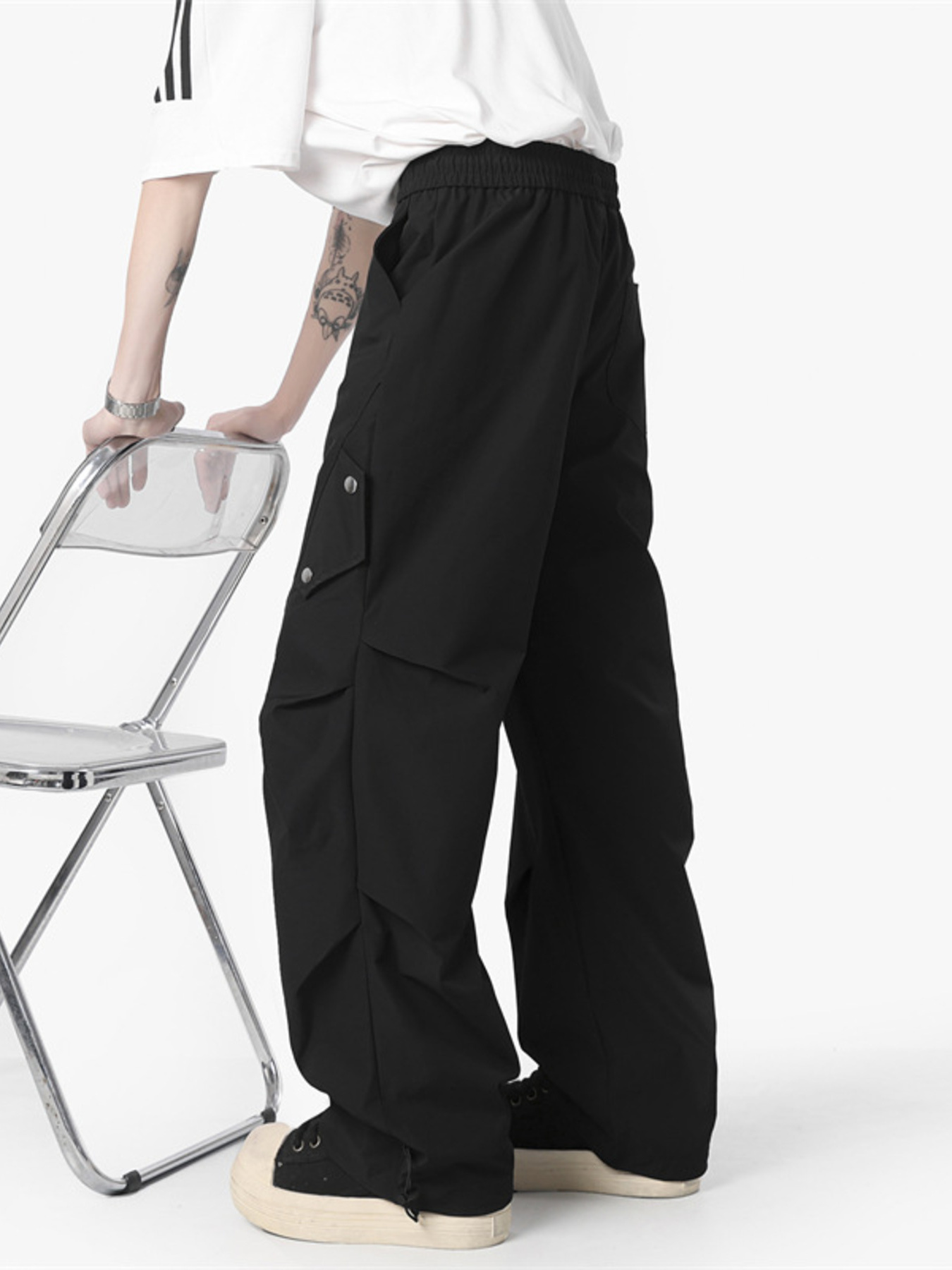 Men's Plus Size Loose Fit Cargo Pants