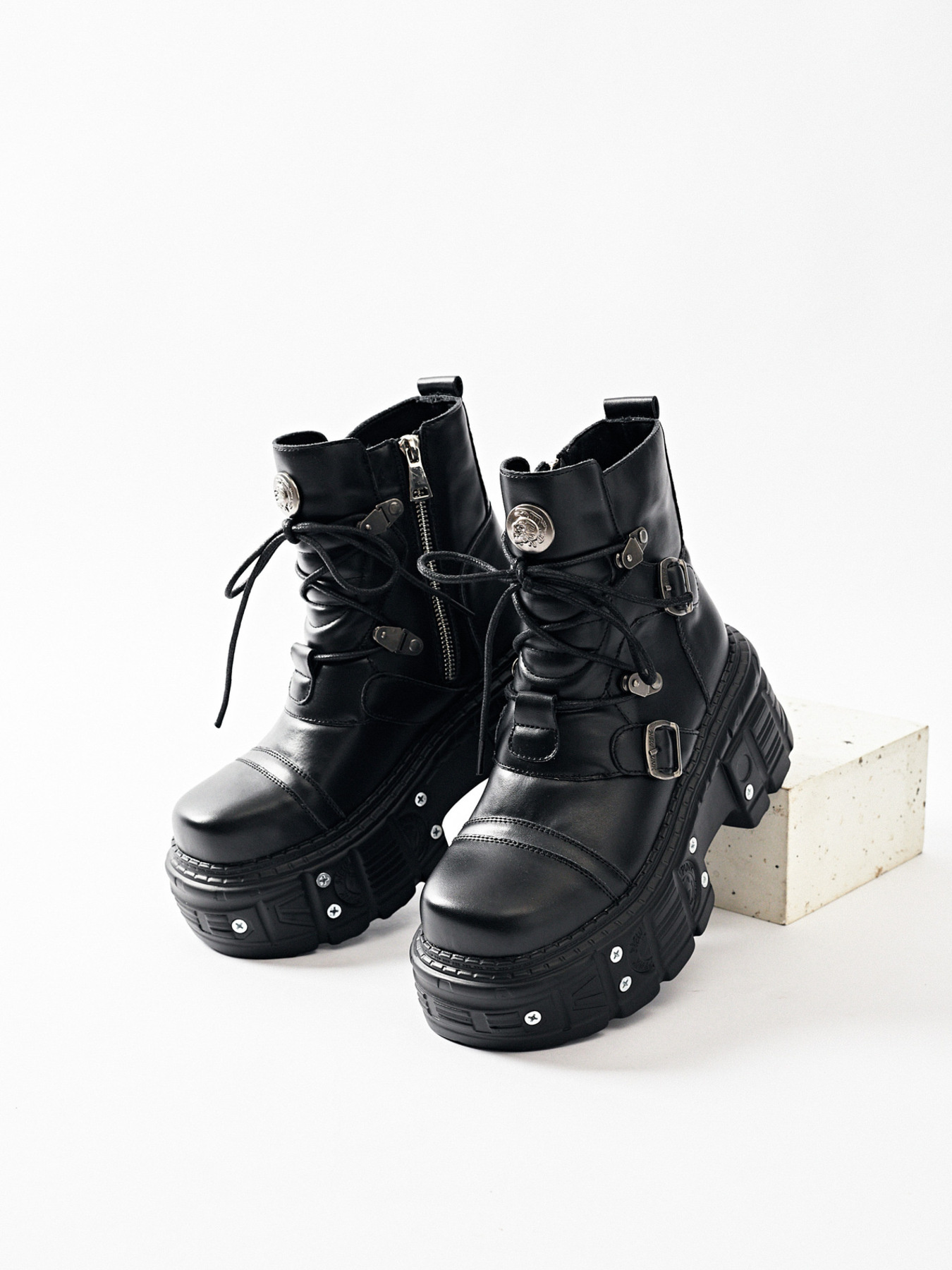Lace Up Platform Boots