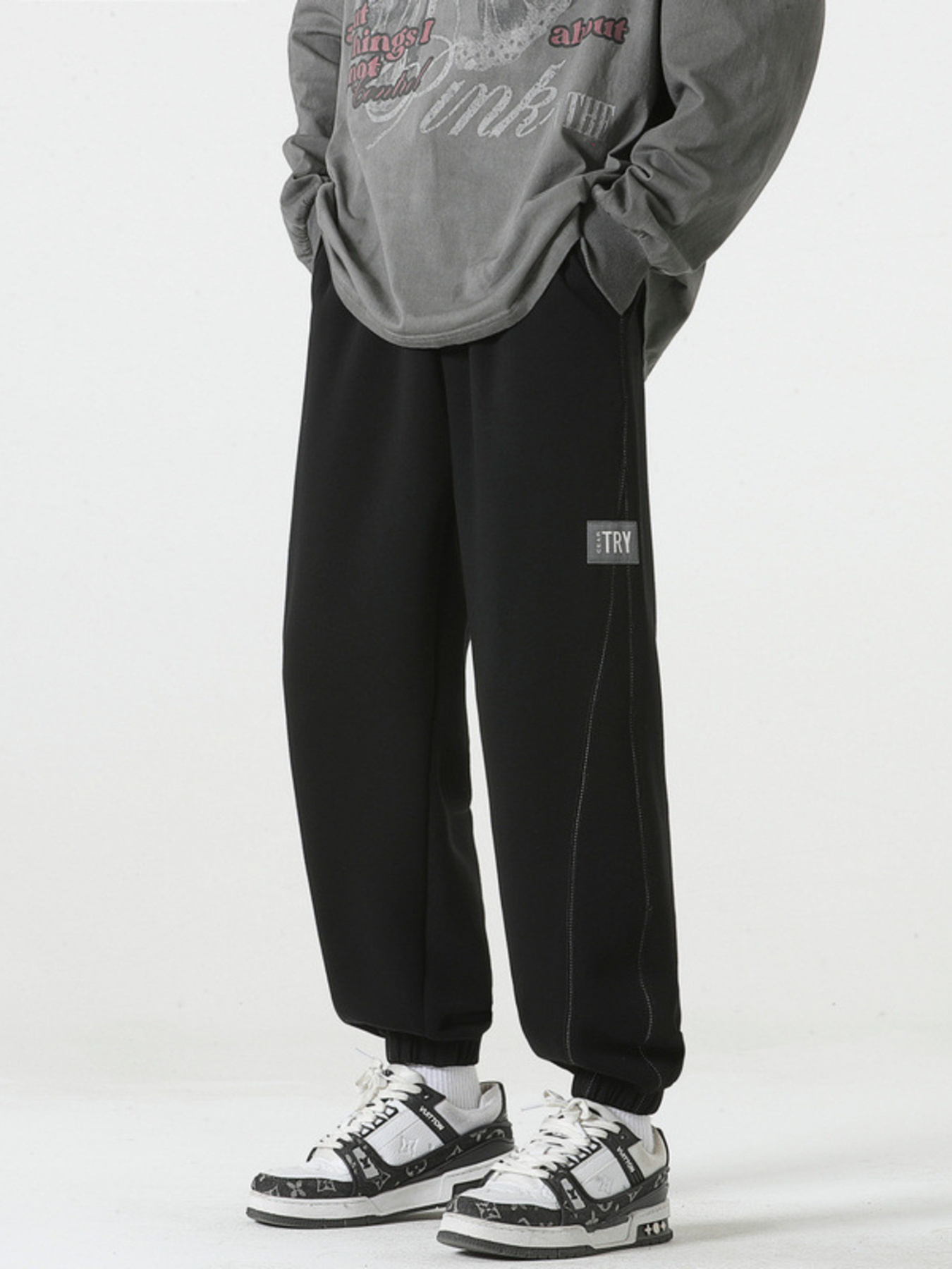 Men's Plus Size Relaxed Fit Joggers