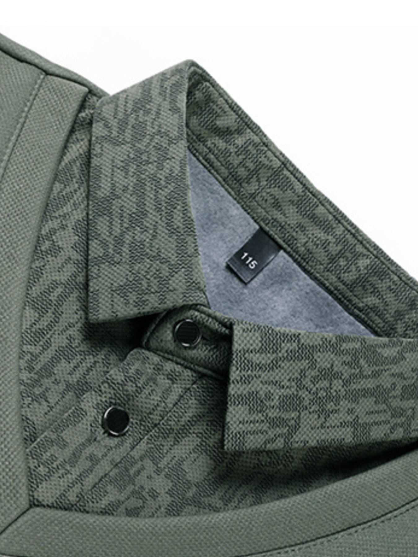 Men's Plus Size Long Sleeve Polo Shirt