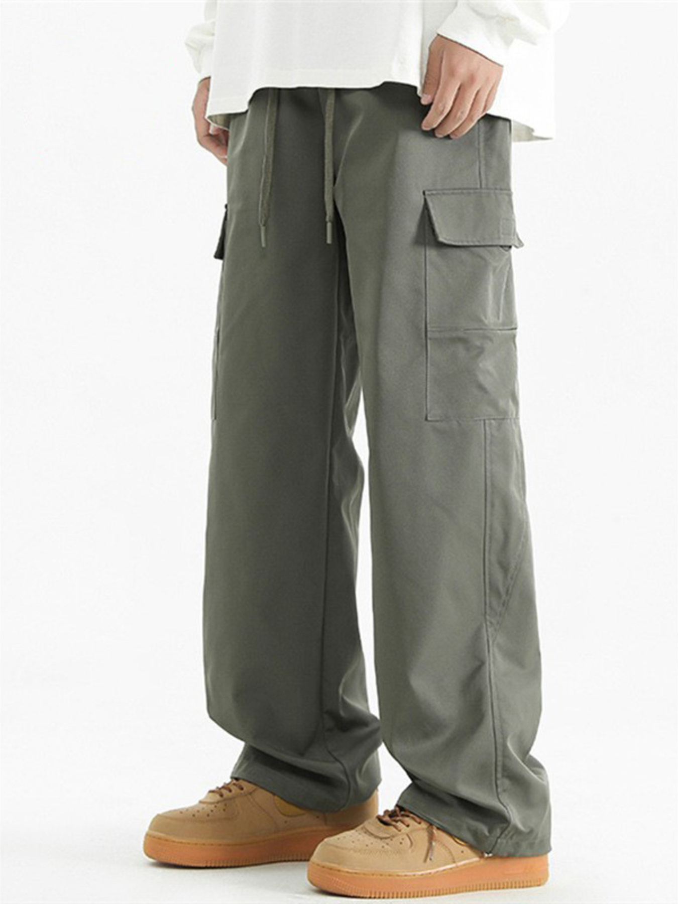 Men's Plus Size Loose Fit Cargo Pants