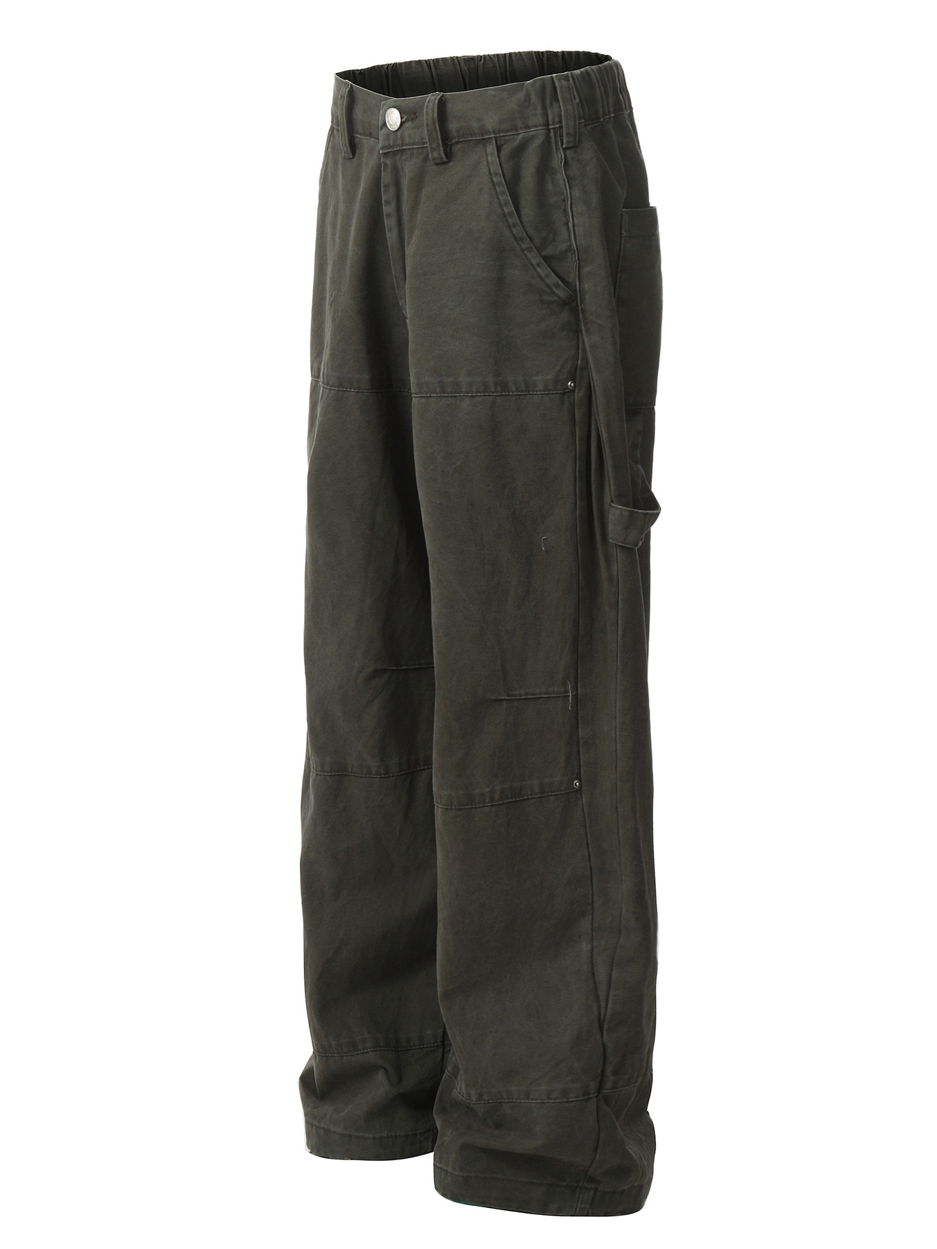 Men's Baggy Cargo Jeans with Multi-Pocket
