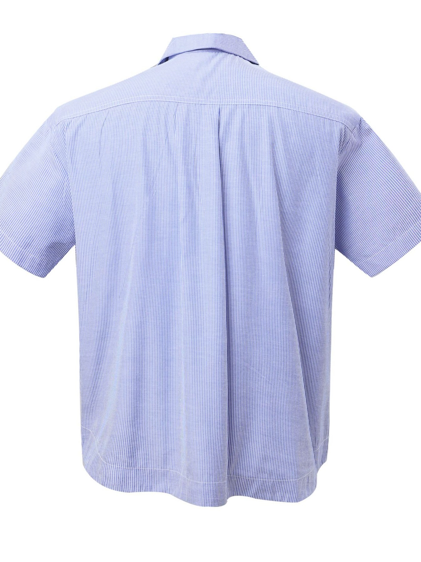 Men's Buttone Down Short Sleeve Striped Shirt