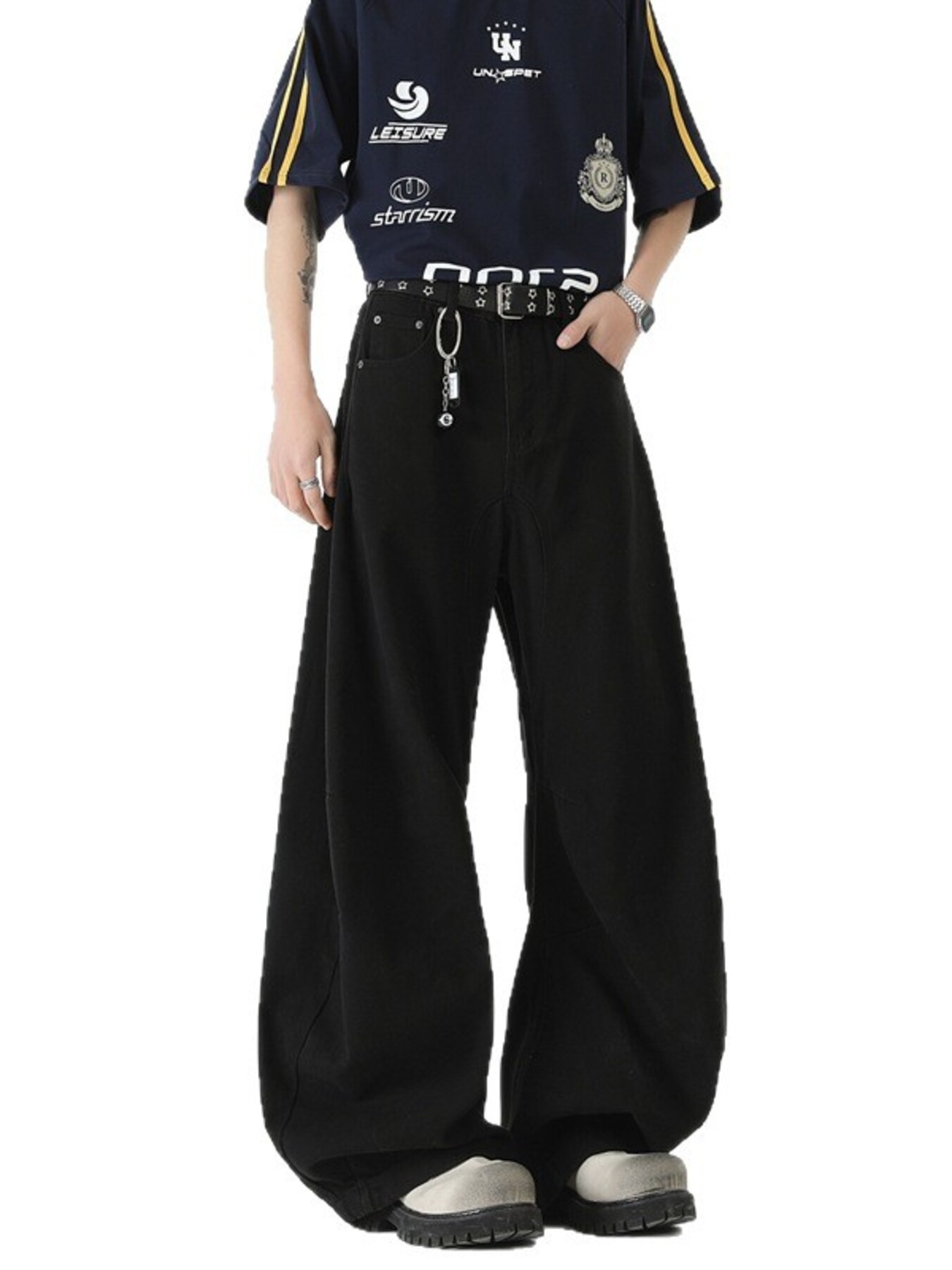 Men's Wide Leg Jeans