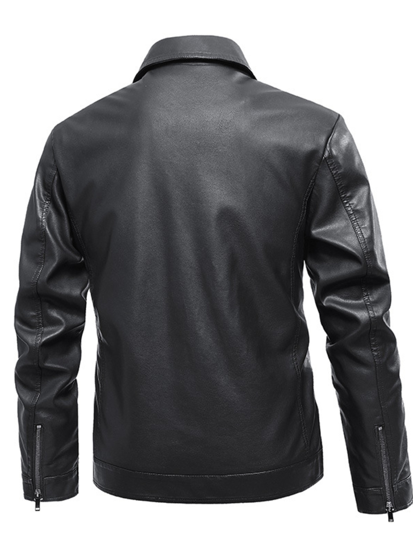 Men's Plus Size Zip Up Long Sleeve Jacket