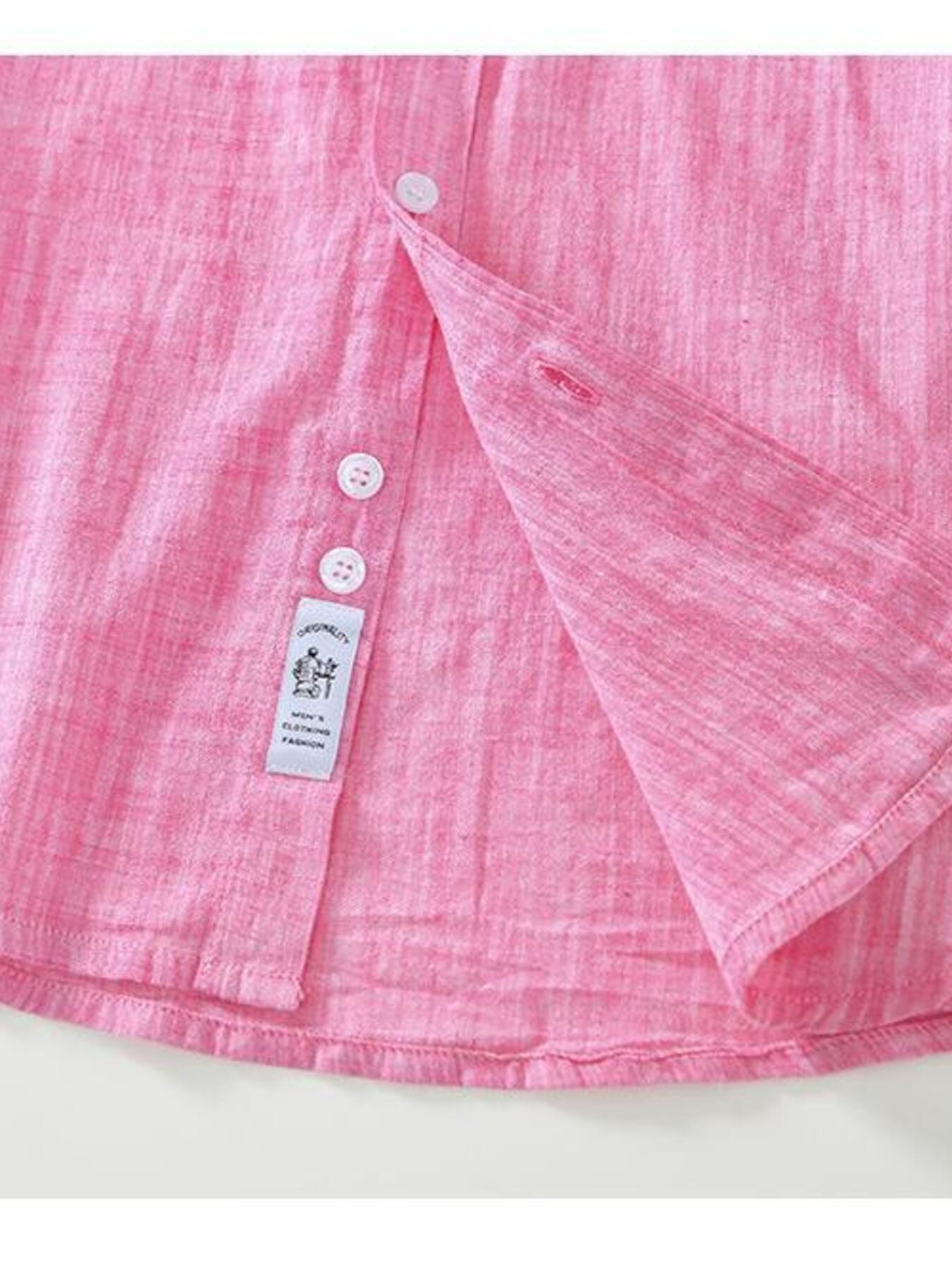 Men's Plus Size Button Up Long Sleeve Shirt