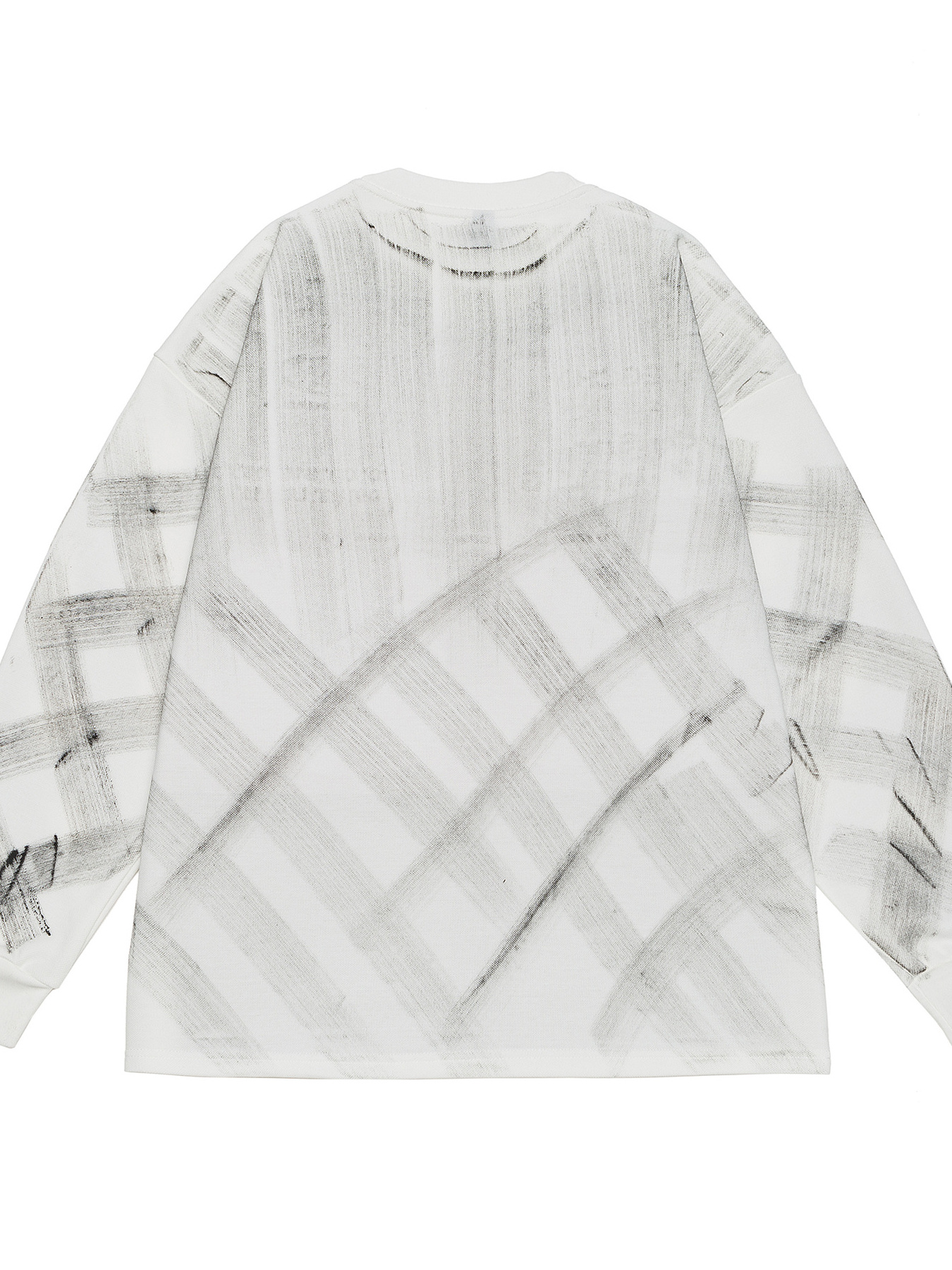 Men's Letter Round Neck Oversized Sweatshirt