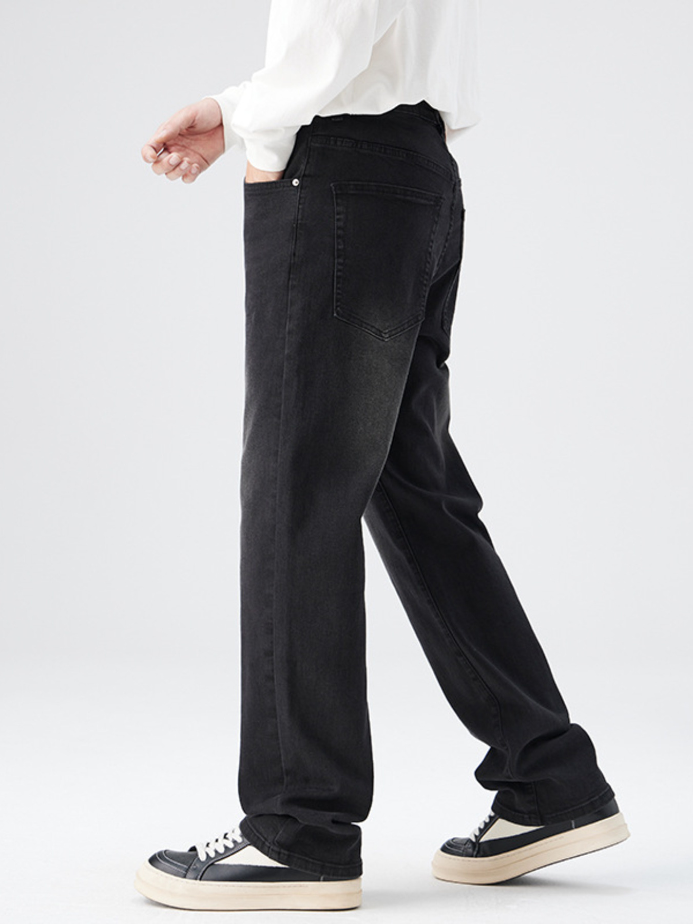 Men's Full Size Wide Leg Jeans Plus Size