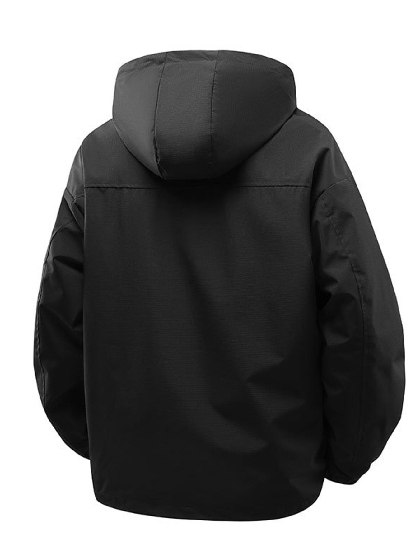 Men's Plus Size Hooded Windproof Casual Jacket