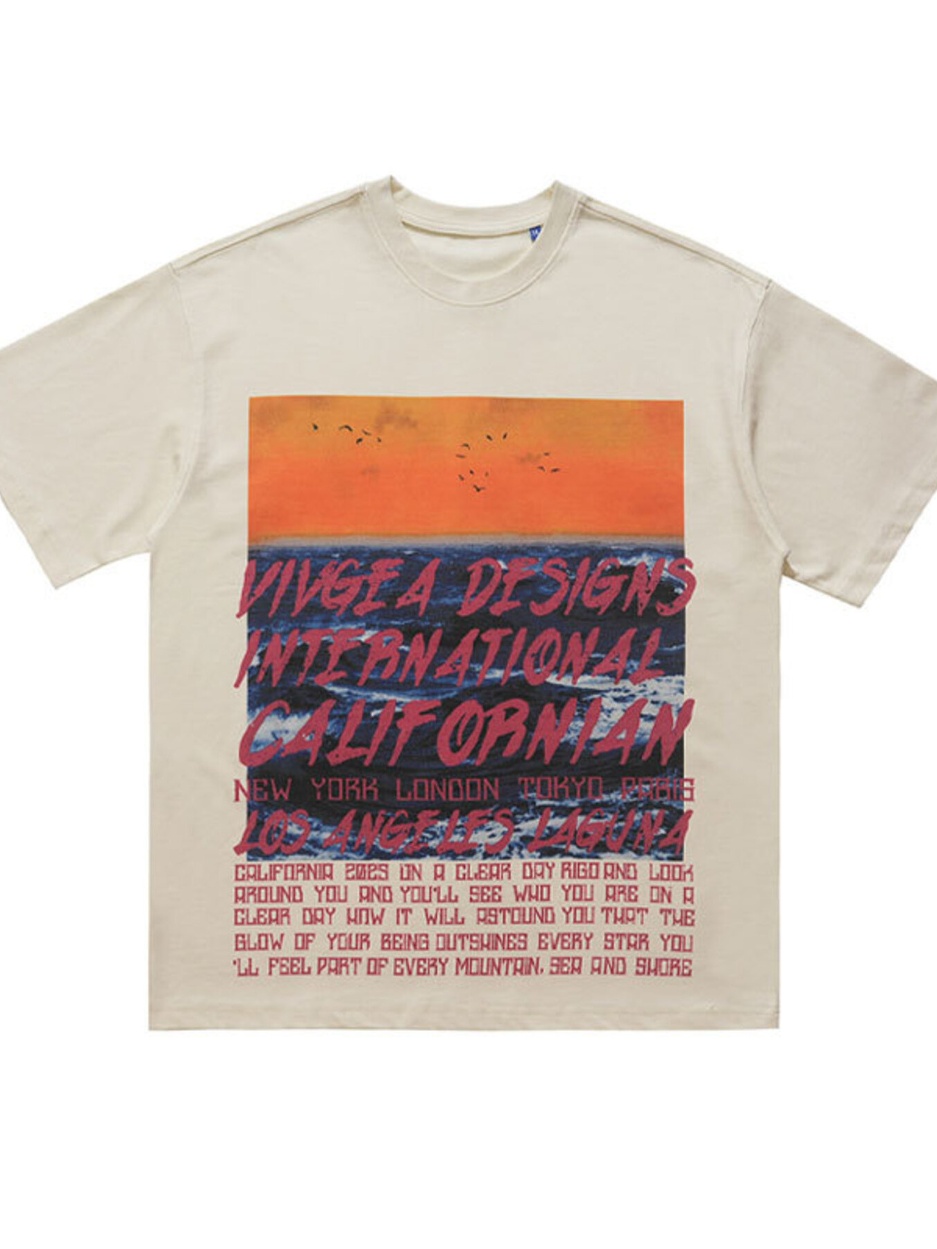 Men's Graphic Round Neck Short Sleeve Tee