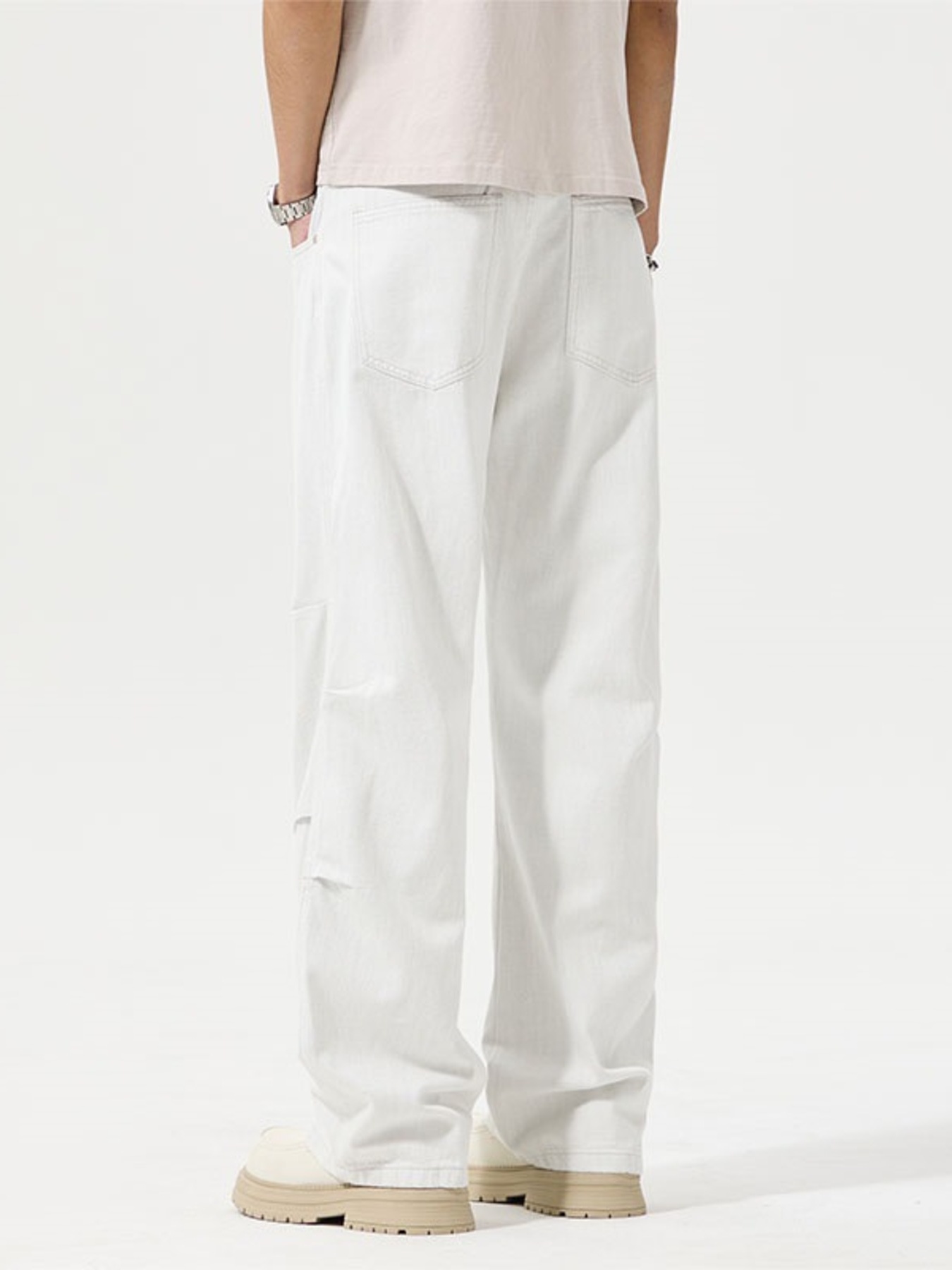 Men's Full Size Wide Leg Jeans Plus Size