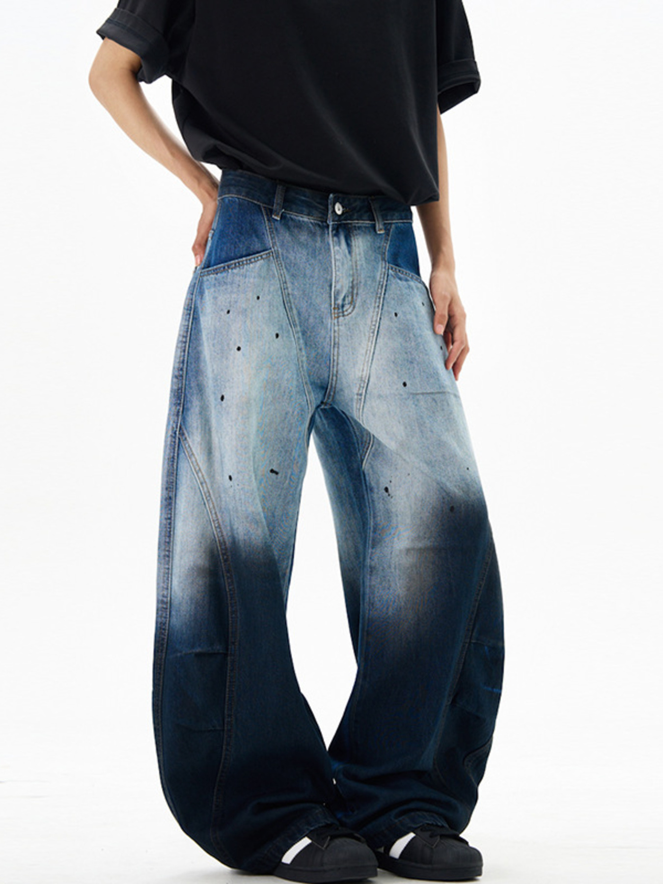 Men's Wide Leg Jeans