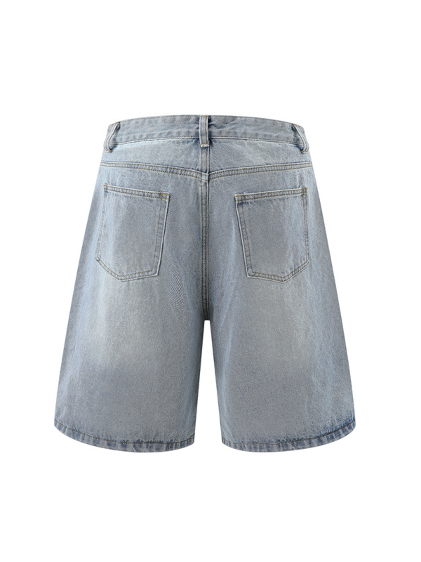 Men's Plus Size Distressed Denim Shorts