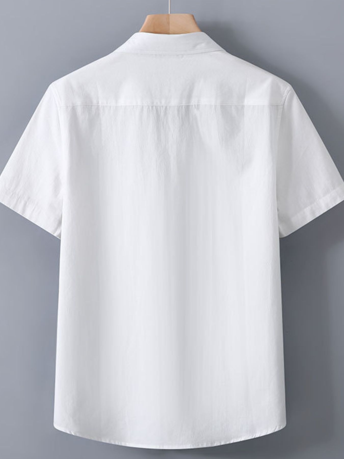 Men's Plus Size Button Up Short Sleeve Shirt