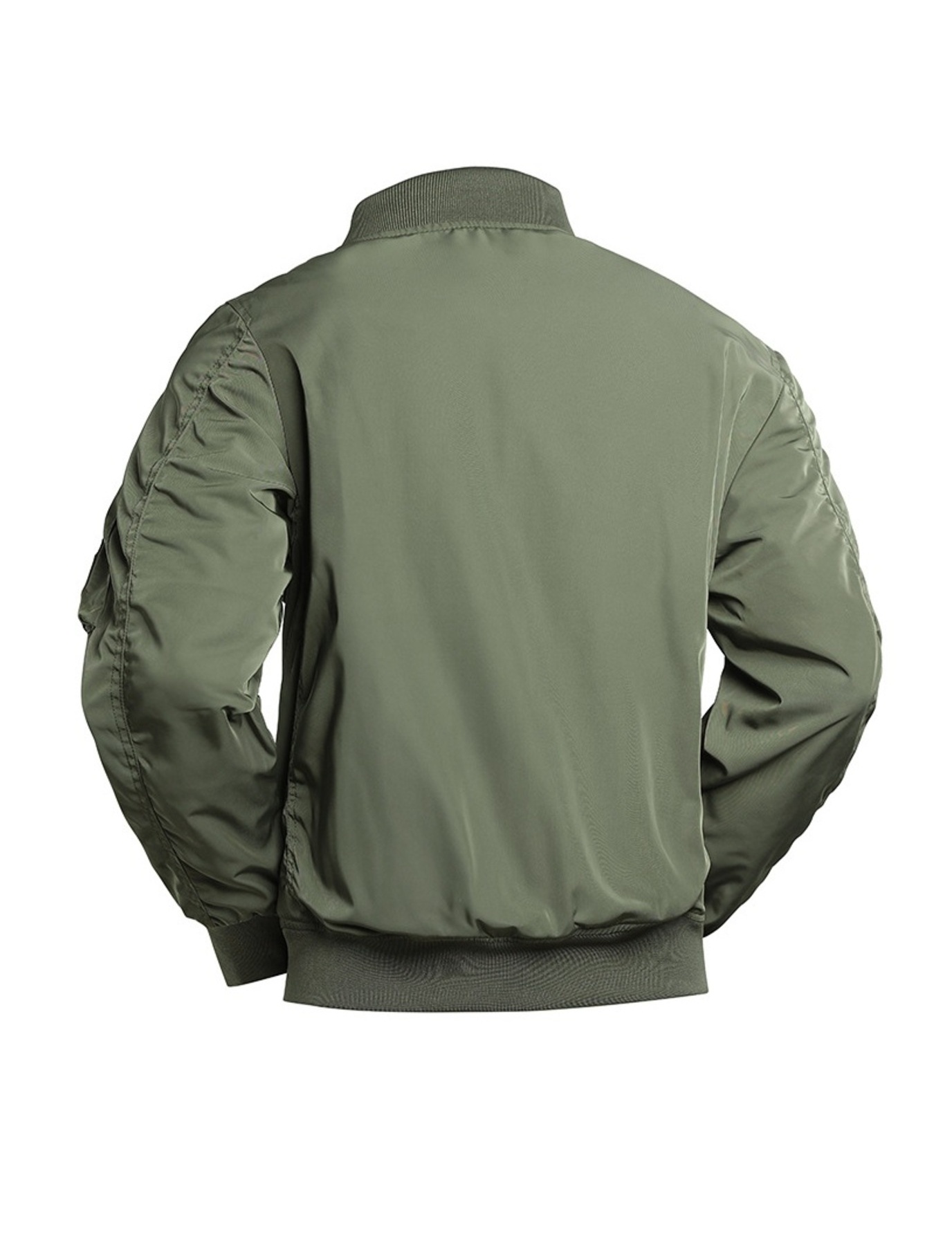 Men's Plus Size Zip Up Long Sleeve Jacket