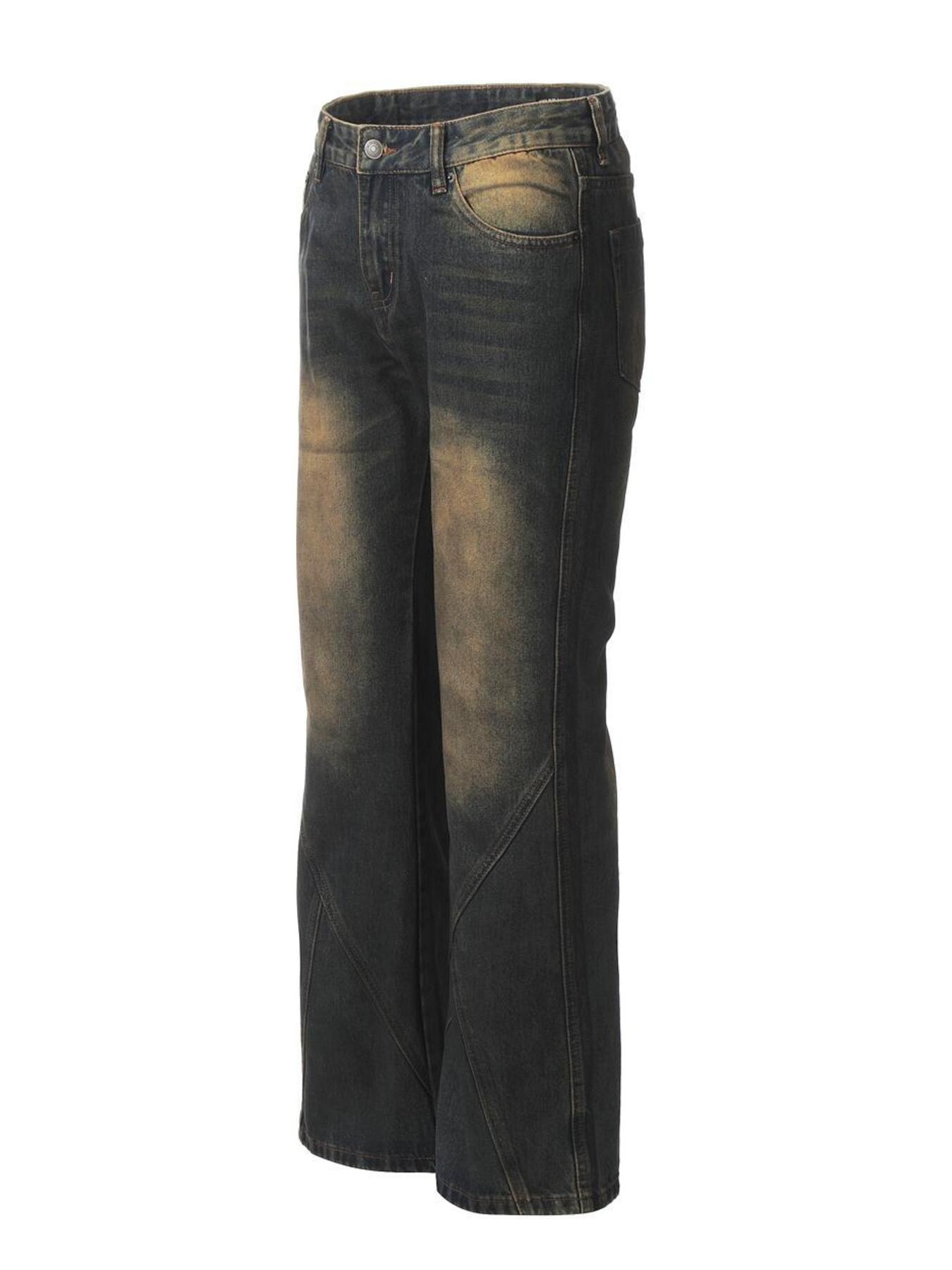 Men's Washed Flare Jeans