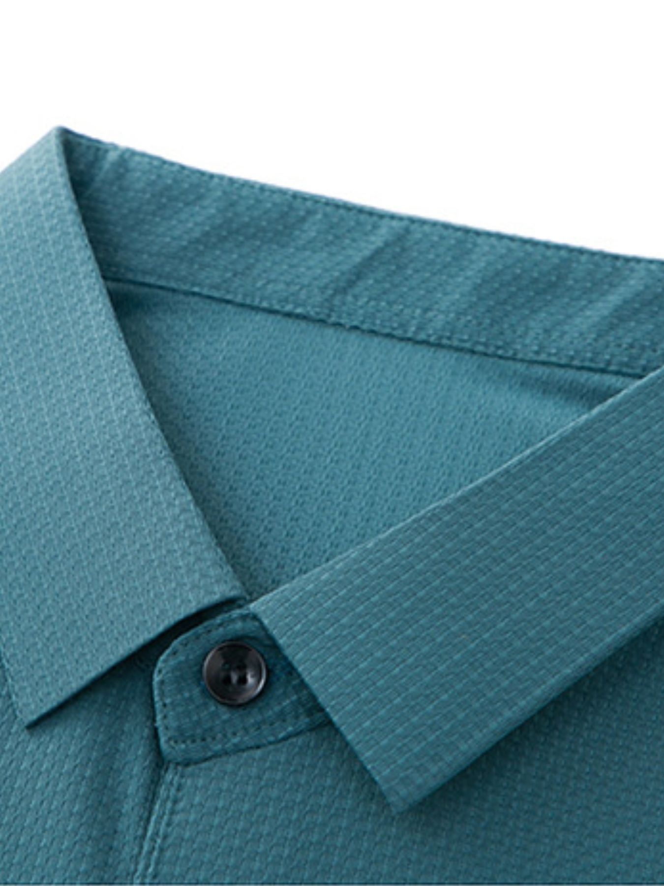 Men's Plus Size Embroidered Detail Short Sleeve Polo