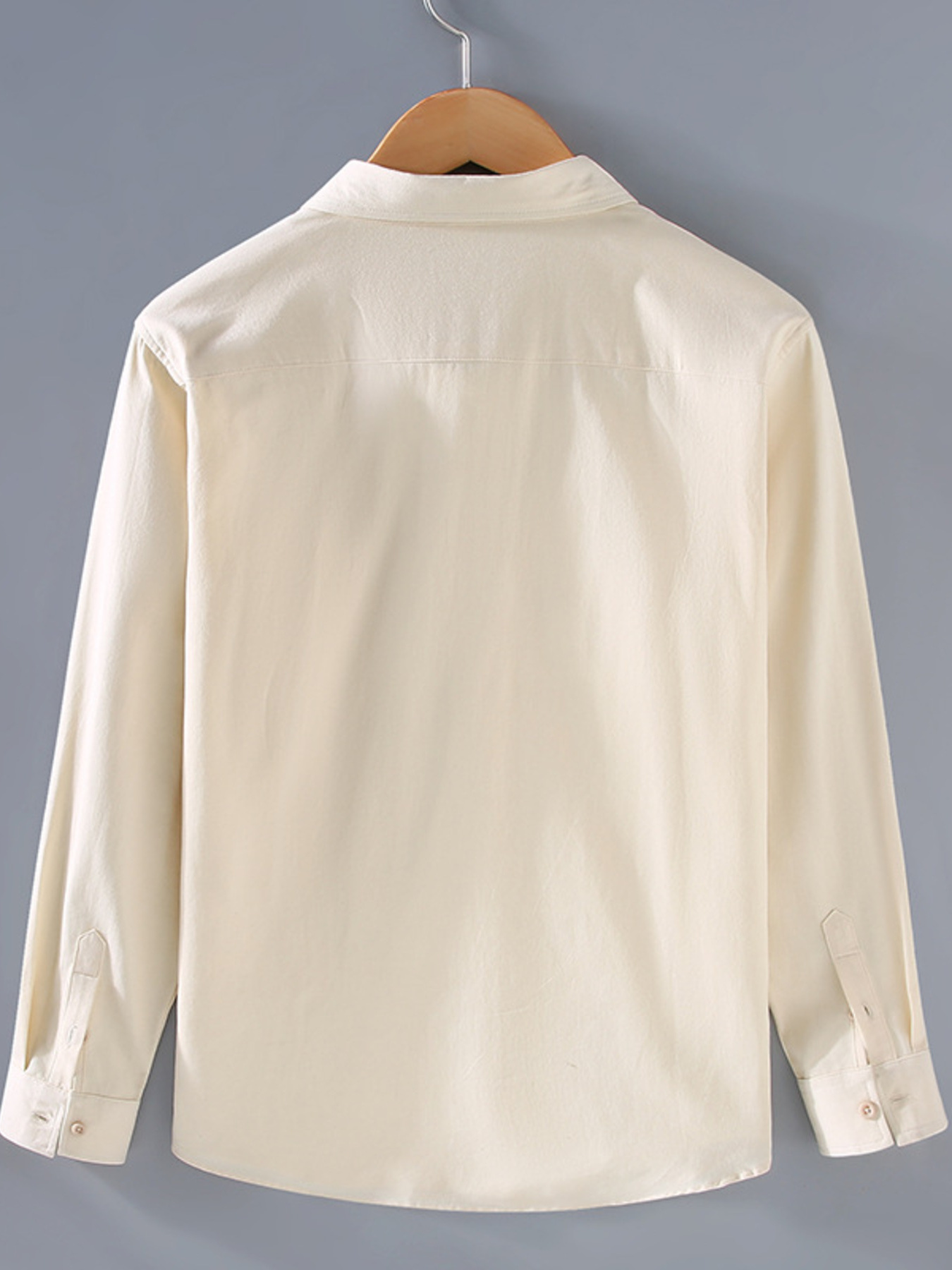 Men's Plus Size Button Up Long Sleeve Shirt