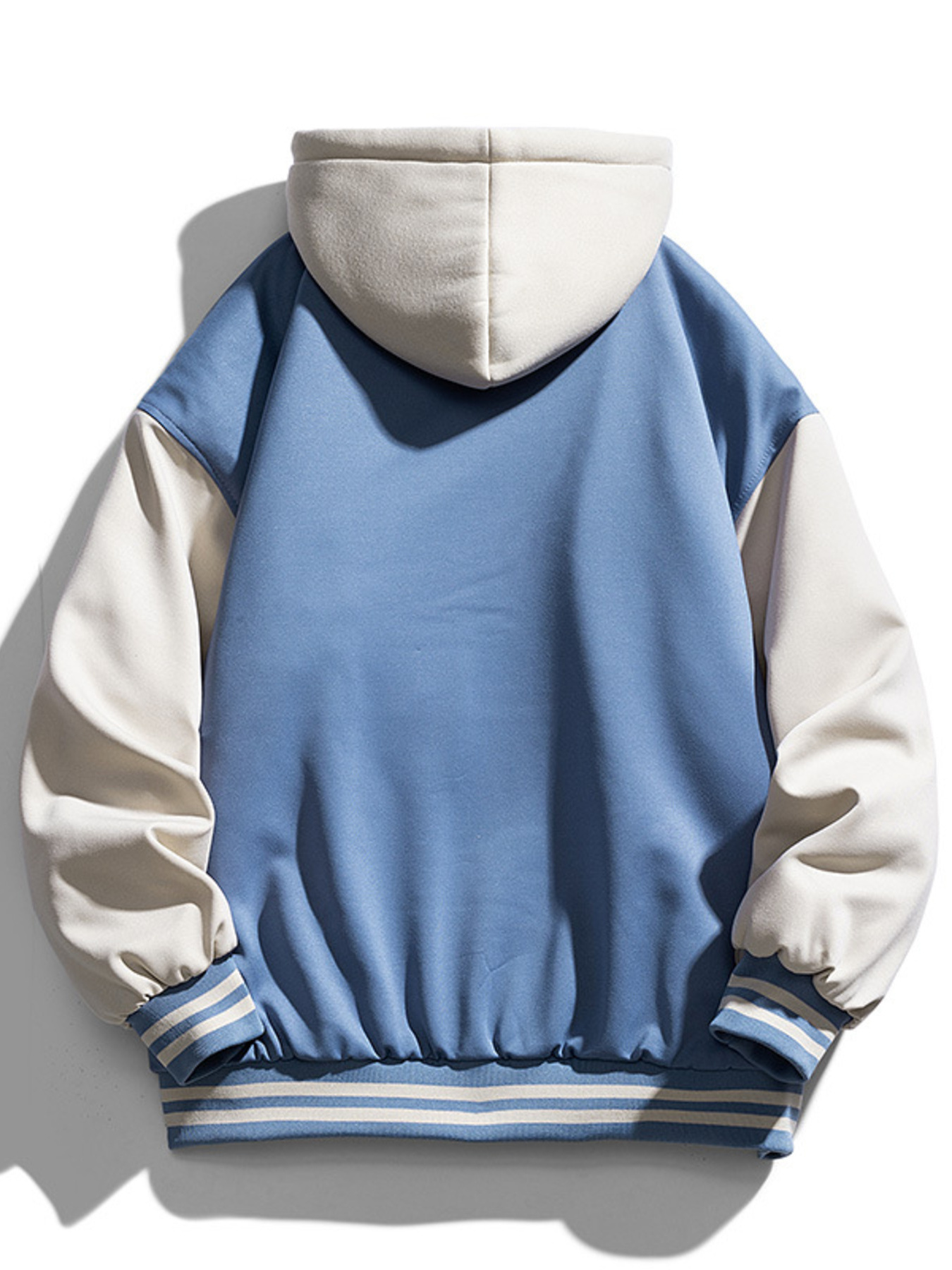 Men's Full Size Zip Up Hooded Jacket Plus Size