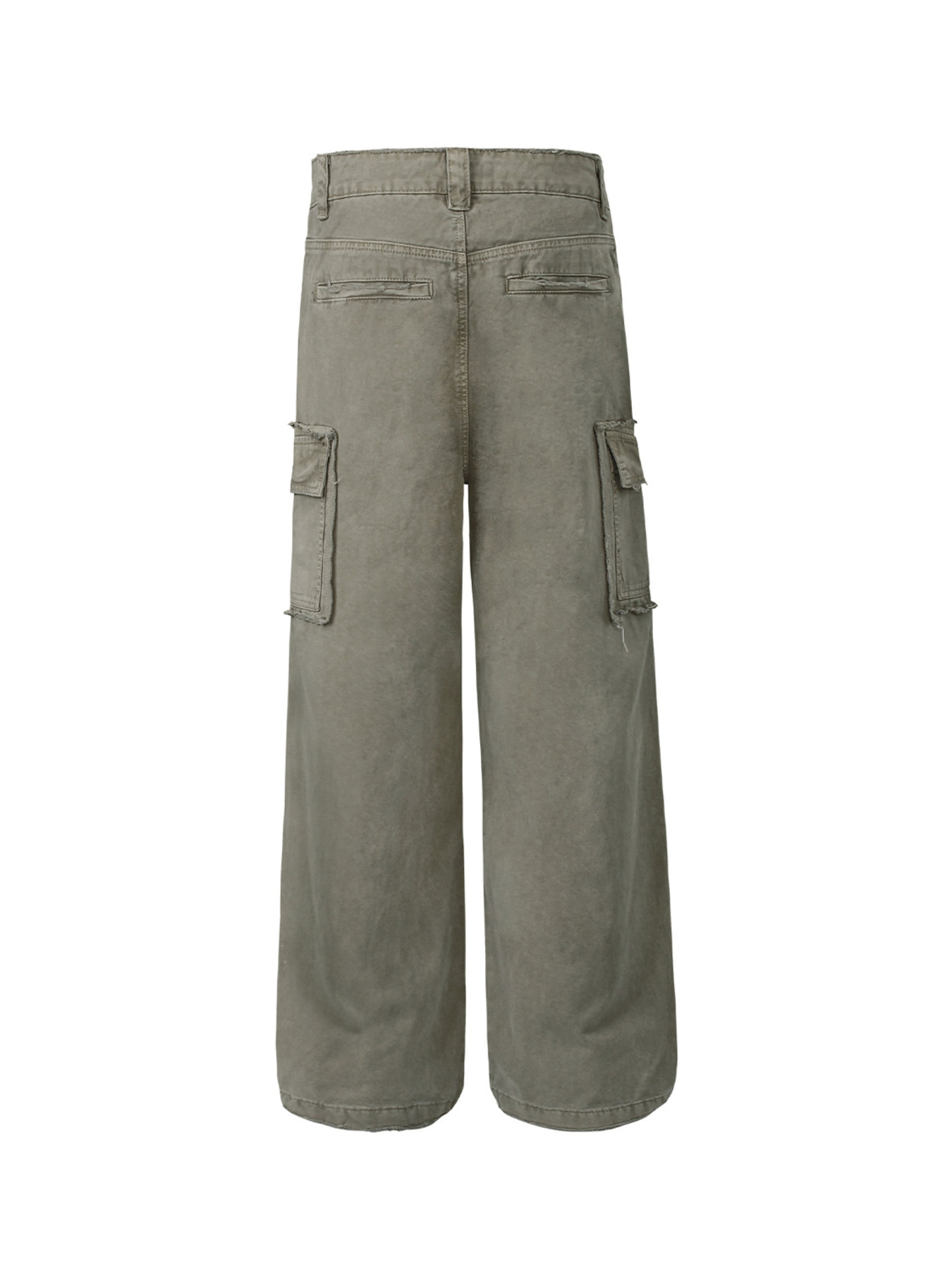 Men's Wide Leg Cargo Pants with Multi-Pockets
