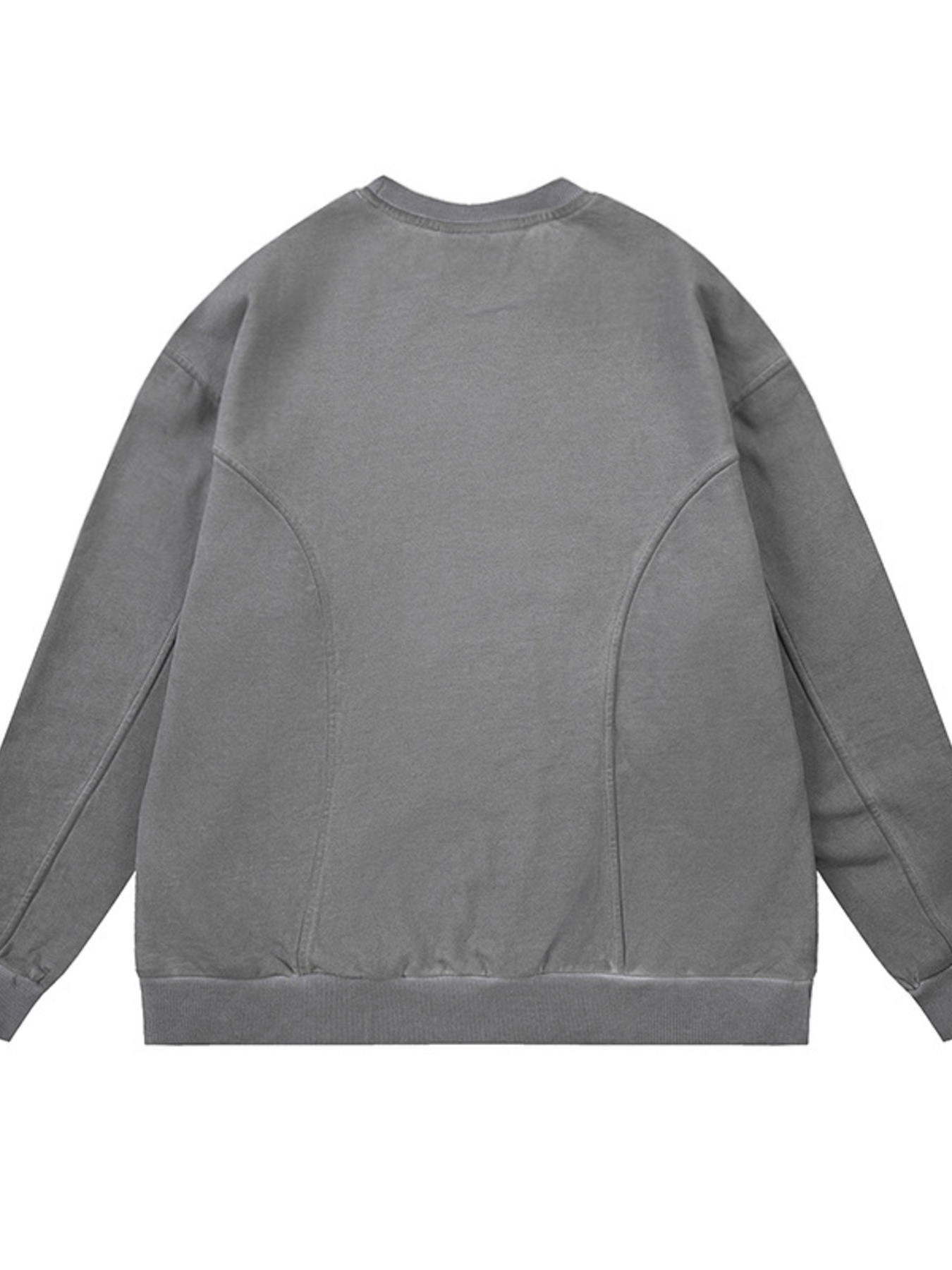 Men's Mesh Panel Round Neck Sweatshirt
