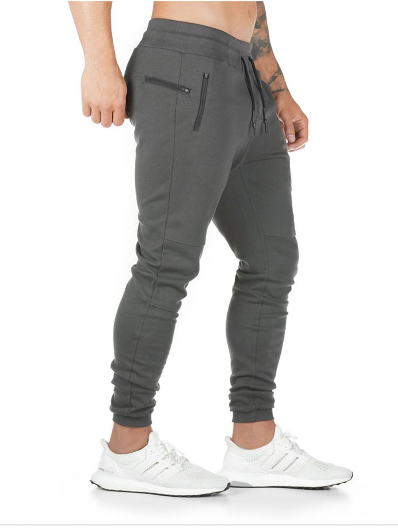 Men's Full Size Jogger Active Pants with Drawstring Plus Size