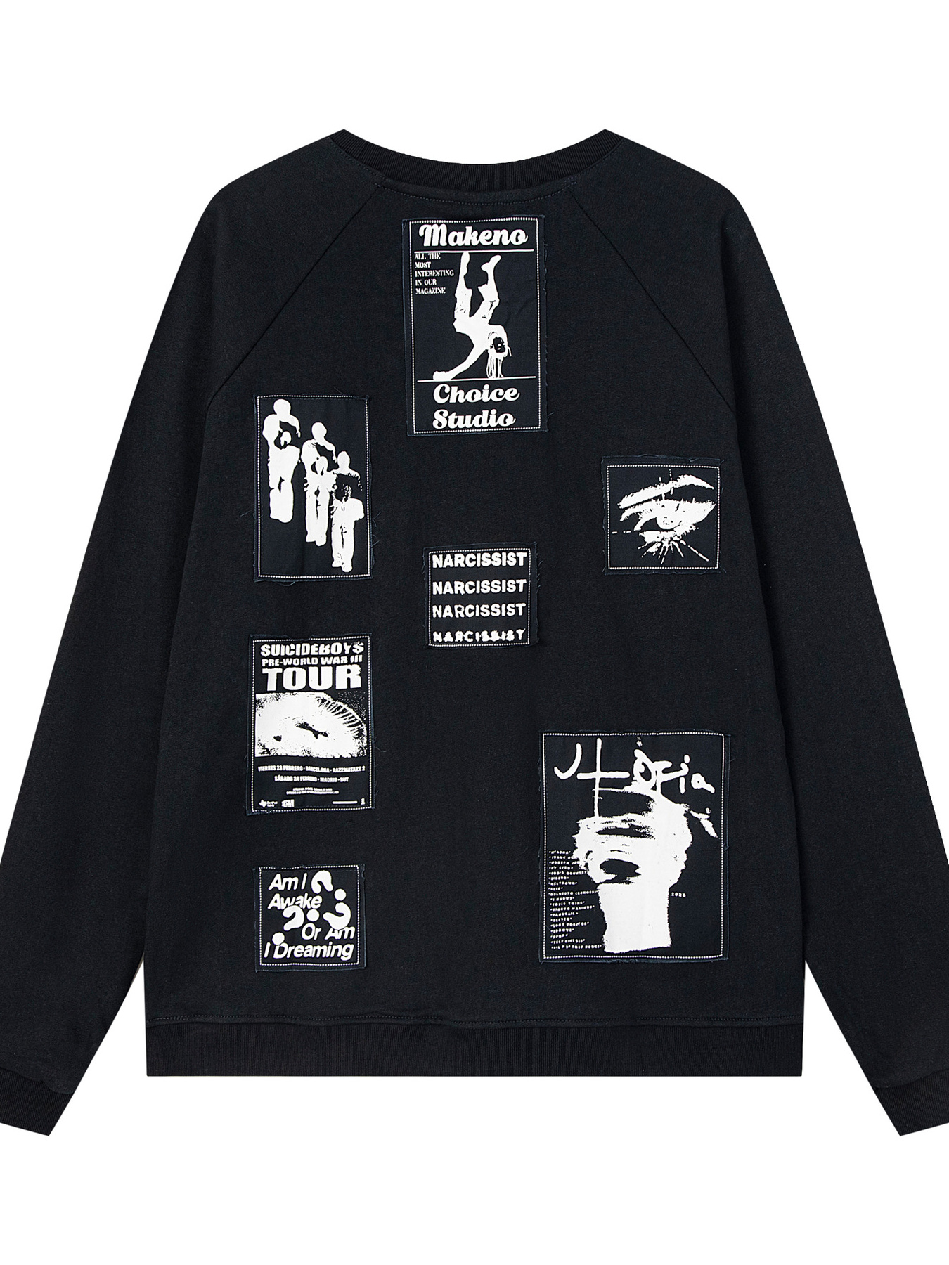 Men's Loose Fit Round Neck Sweatshirt