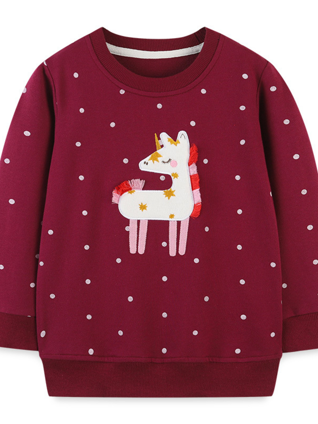 Children's Unicorn Round Neck Sweatshirt