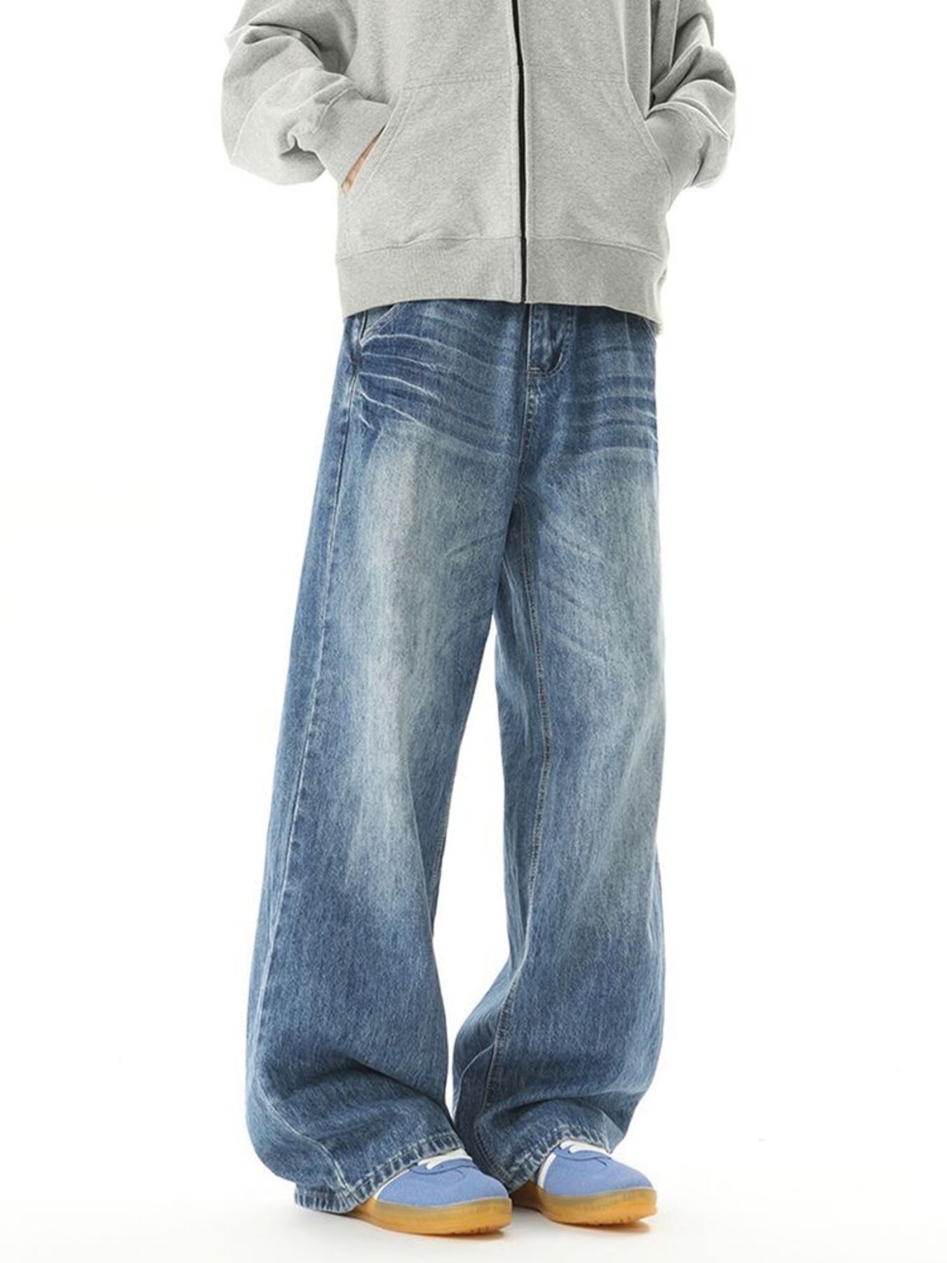 Men's Wide Leg Jeans
