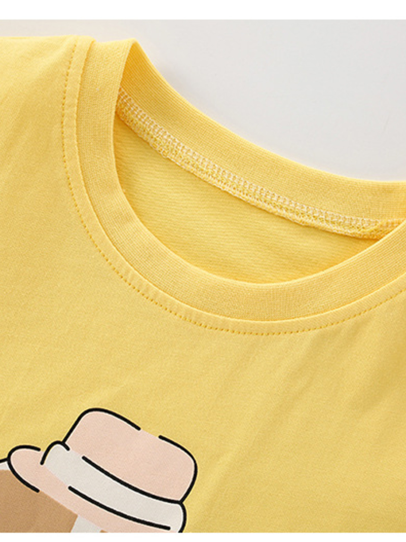 Children's Dog Graphic T-Shirt and Shorts Set