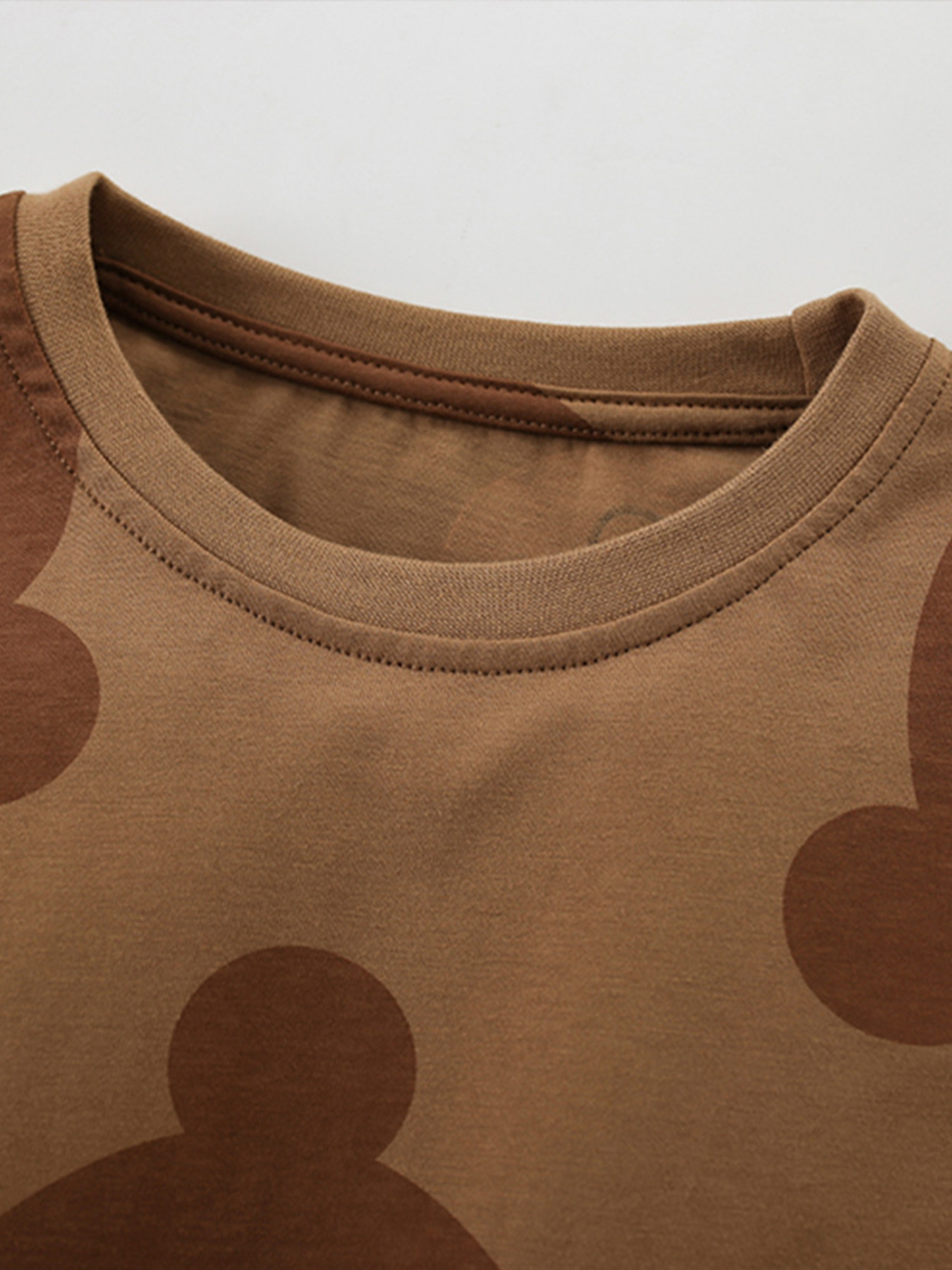 Children's Cute Bear Print Top and Pants Set